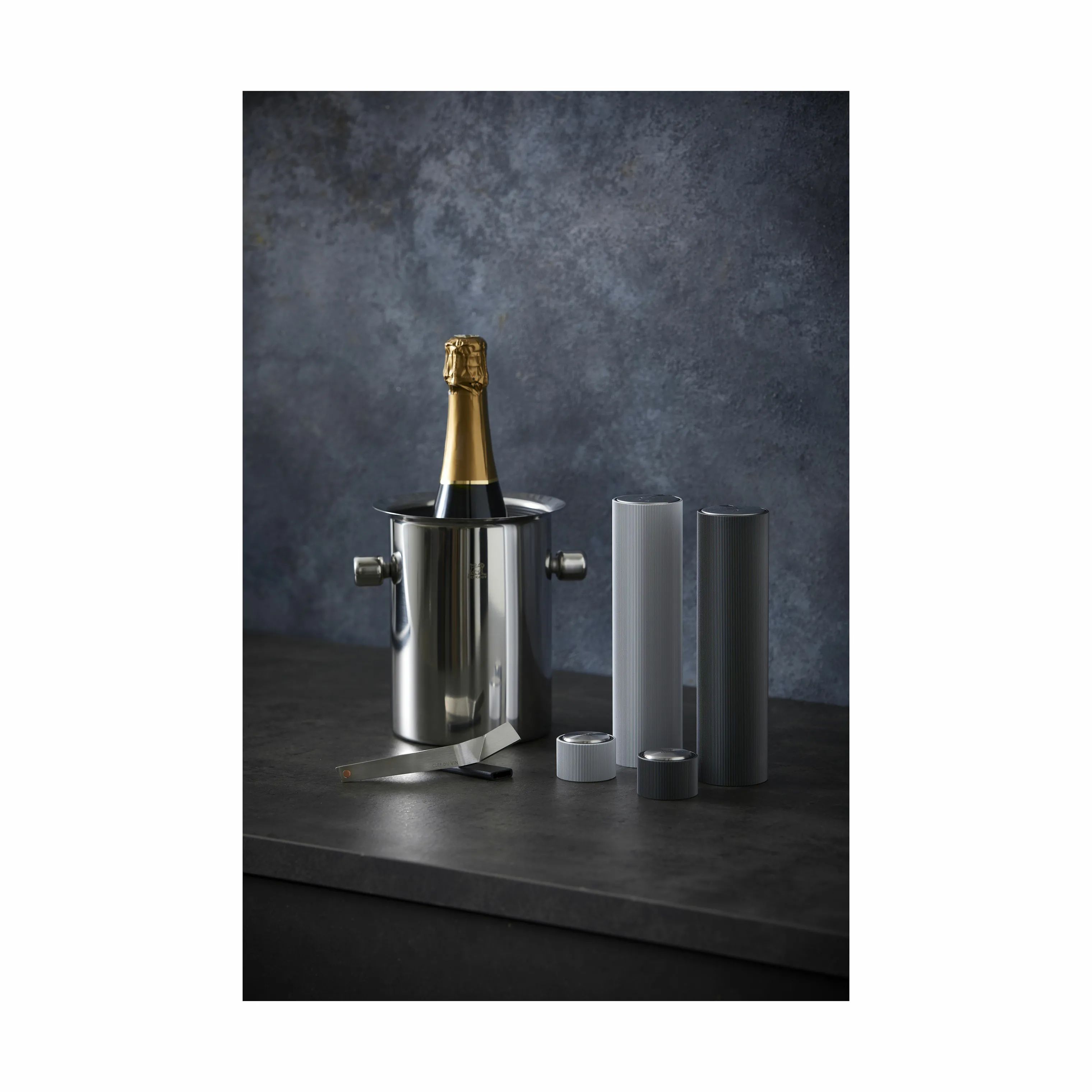 Peugeot Champagnekølere Temperature Champagne-/vinkøler i stål, 3
