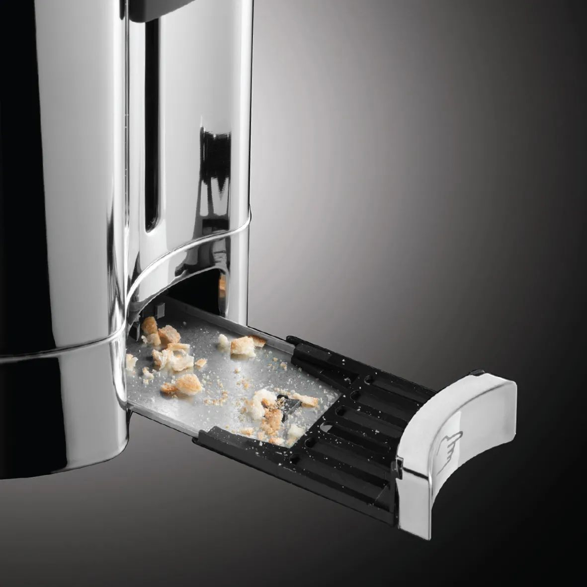 Russell Hobbs Brødristere Elegance Glass Brødrister i Stål/Sort, 3