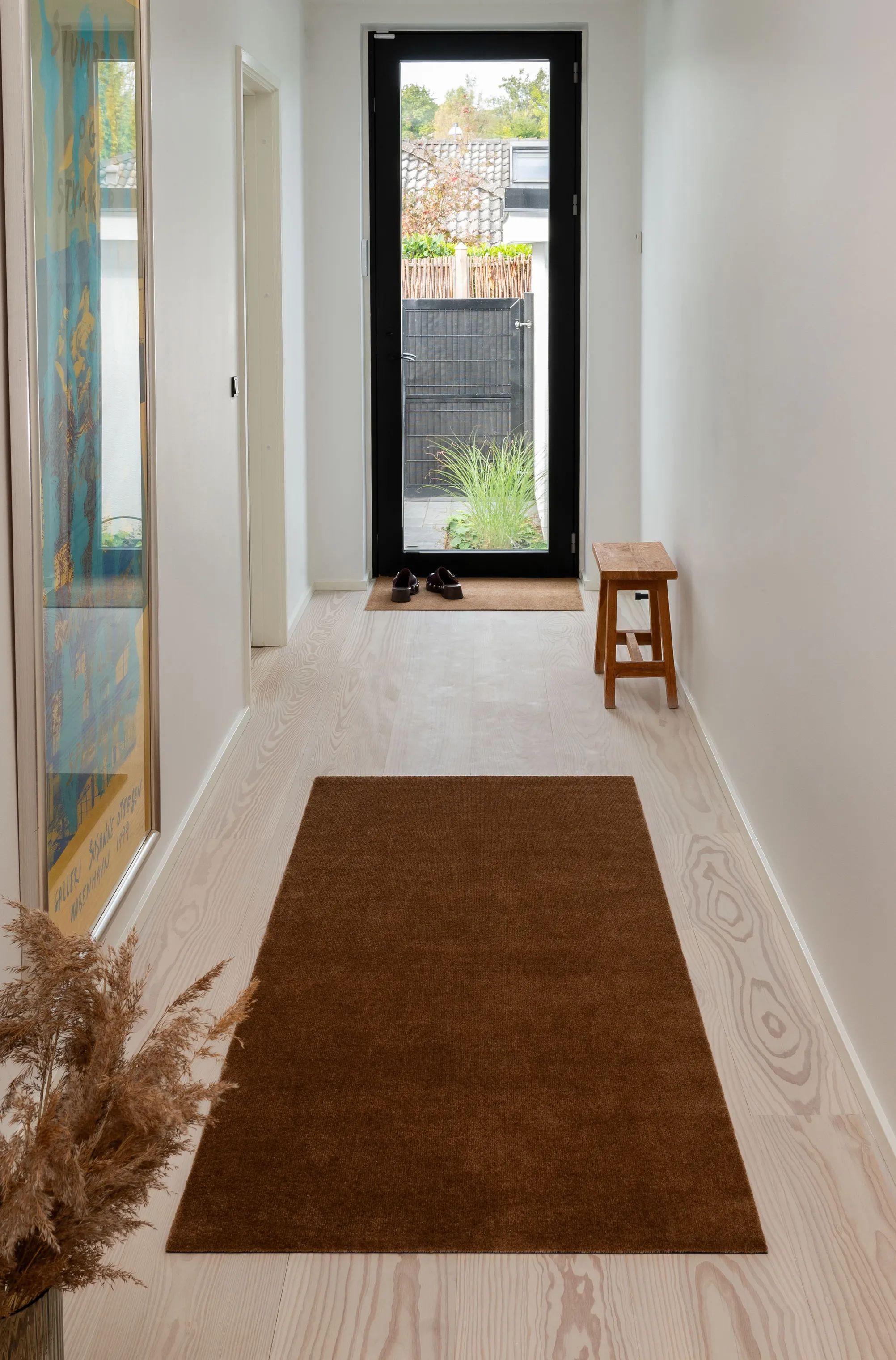 Tica Copenhagen Dørmåtter Uni Color Gulvmåtte i cognac, B60 x L90 cm, 8