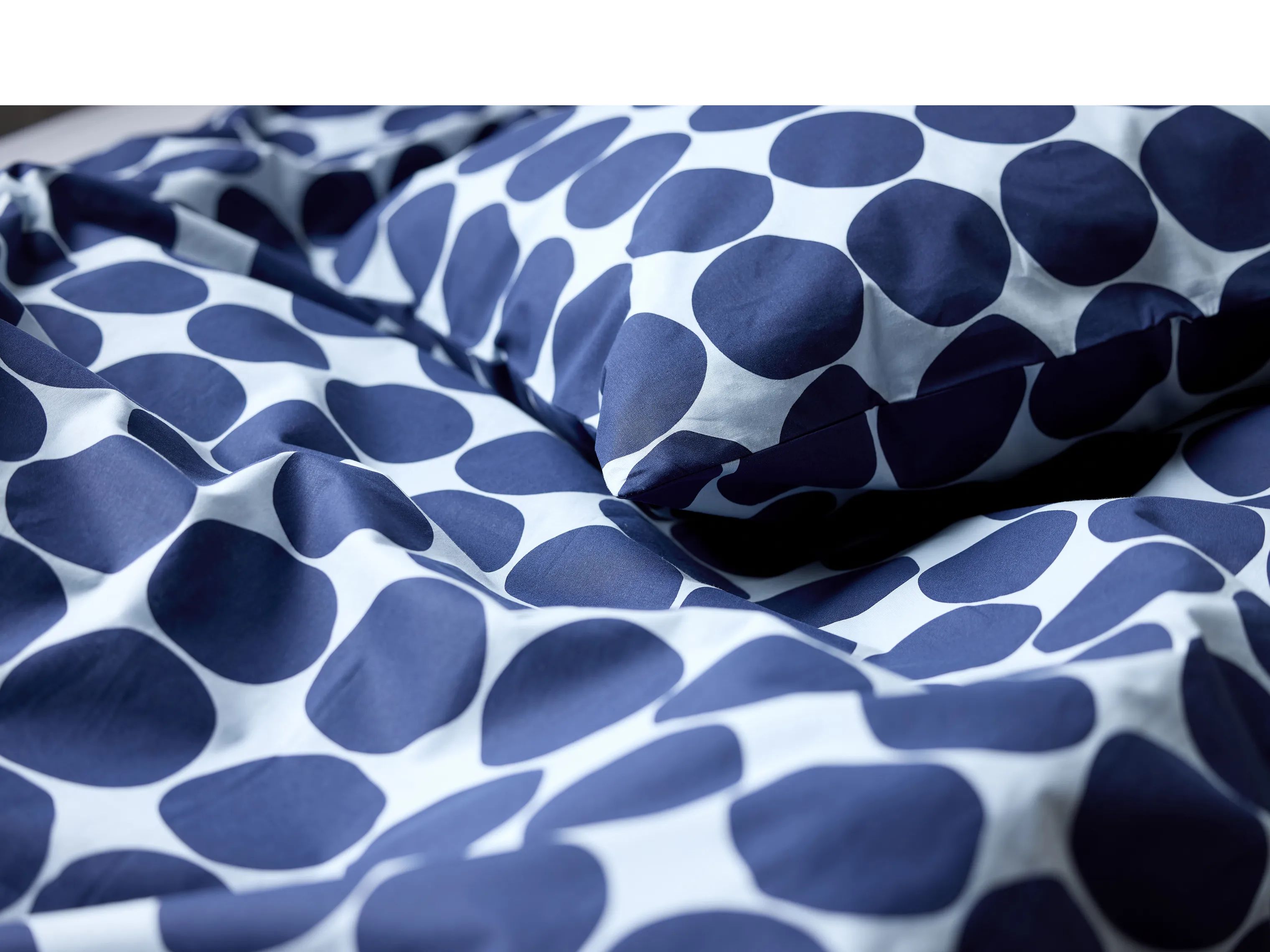 Södahl Sengetøj Bubbles Sengesæt i Blå, B140 x L220 cm, 2