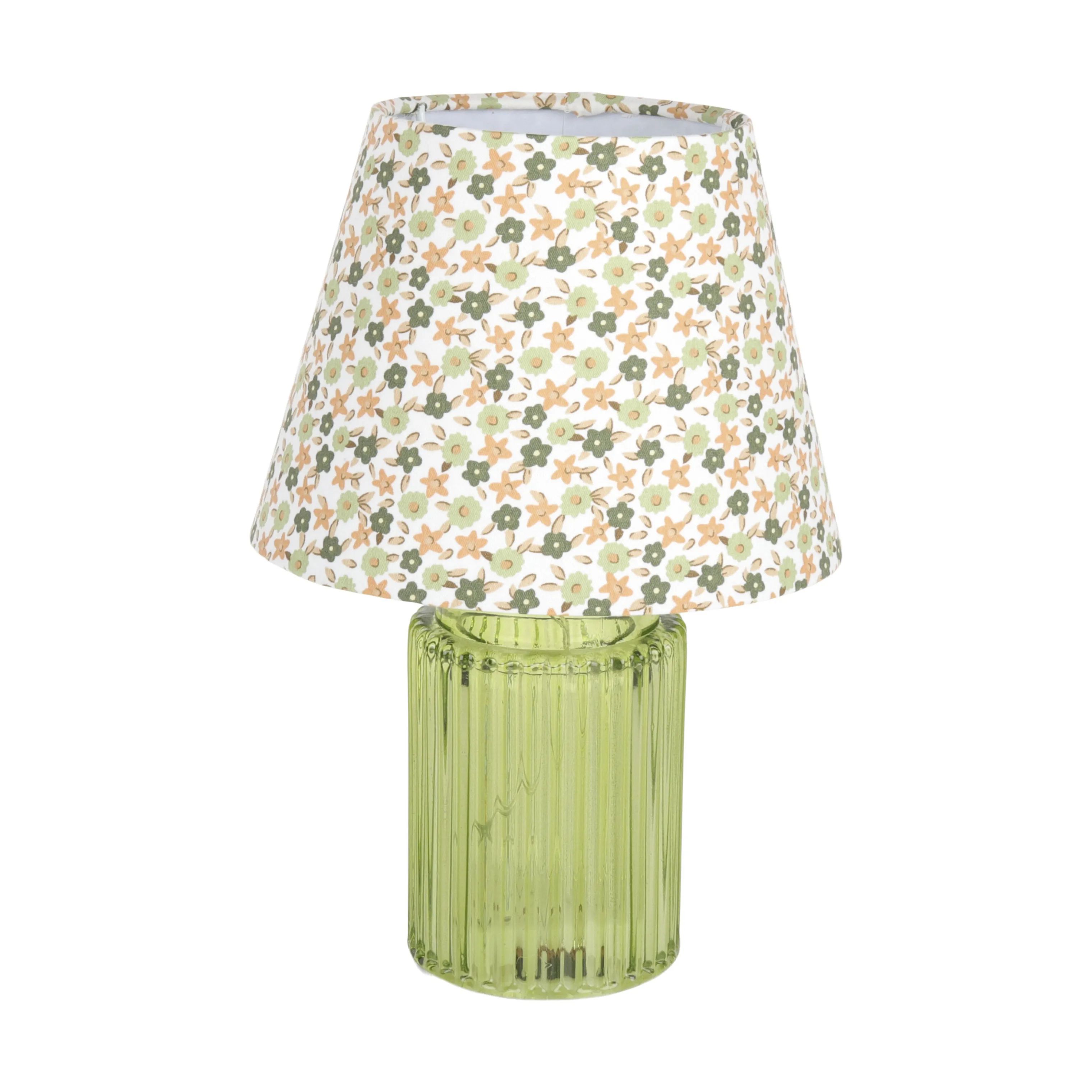 CASA Living LED-lamper LED Glaslampe i Grøn, 27 cm, 1