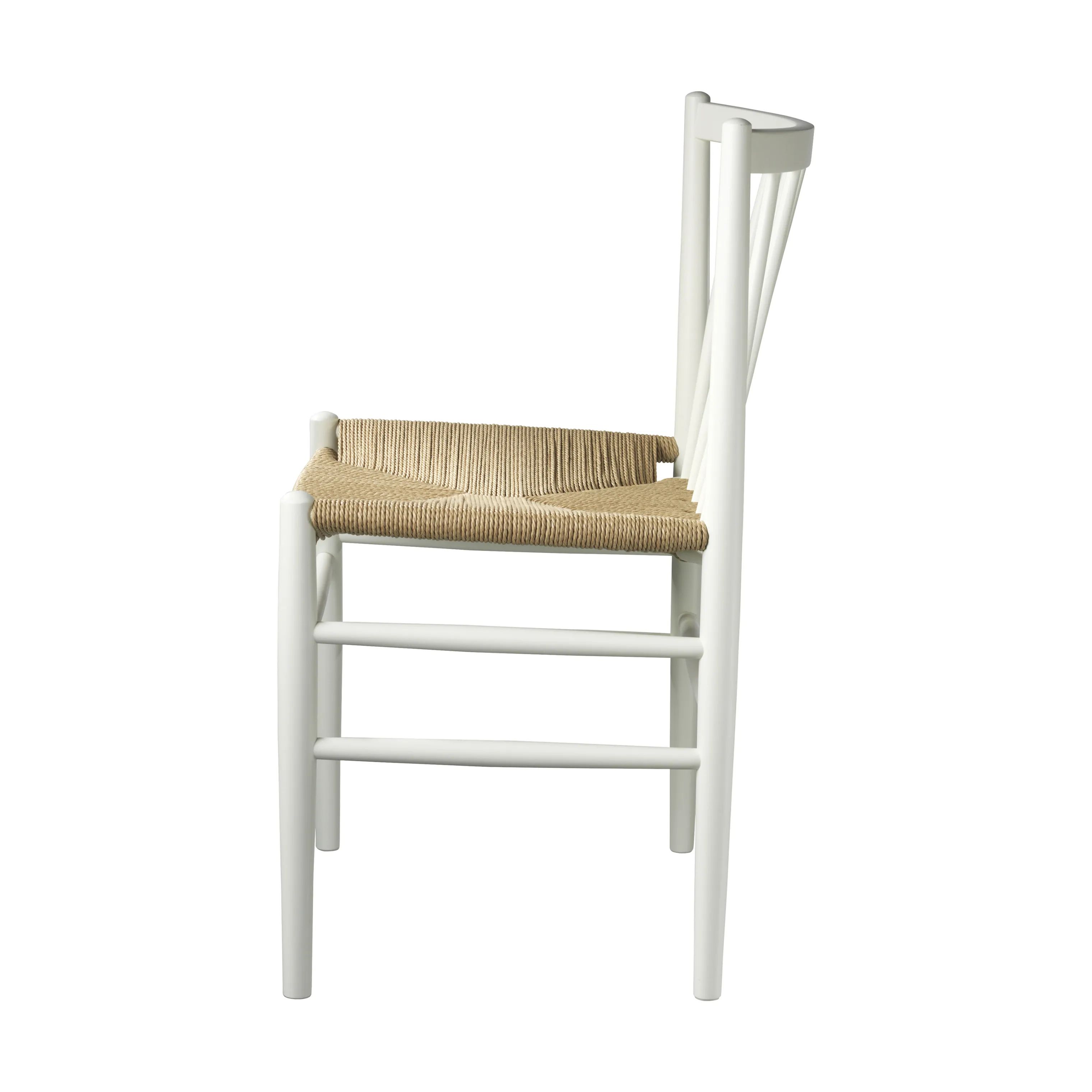 FDB Møbler Spisebordsstole J80 Spisebordsstol i Pure White (RAL 9010), 3