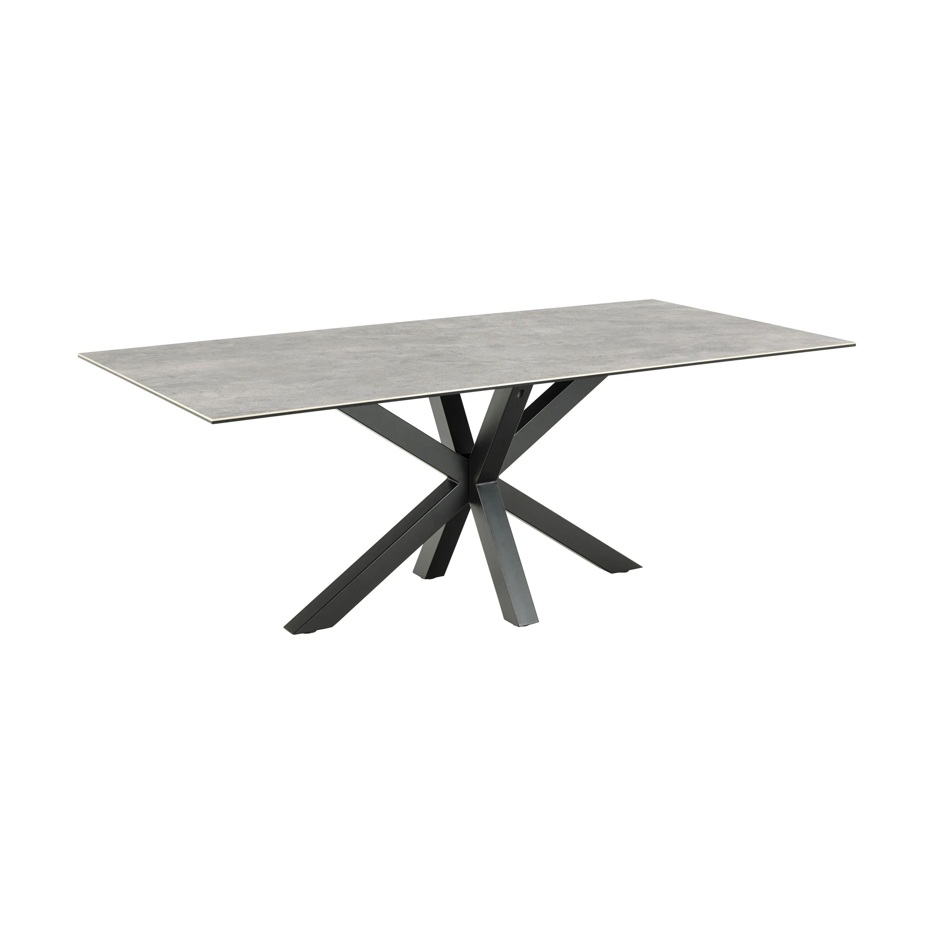 CASA Living Spiseborde Heaven Spisebord i Grå anista, H75,5 x B200 x L100 cm, 4