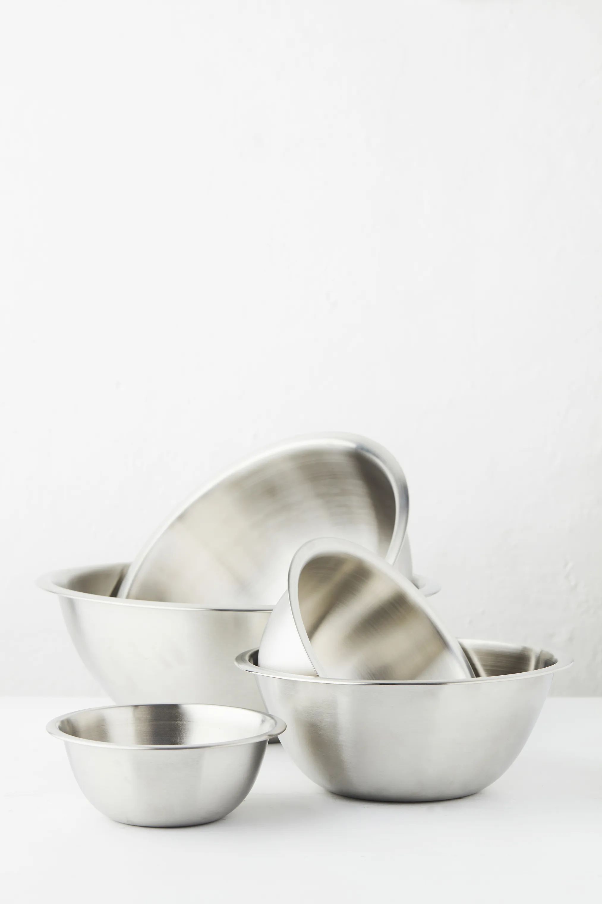 Point Virgule Røreskåle Blandeskål i Sølv, B24 x L24 cm, 2