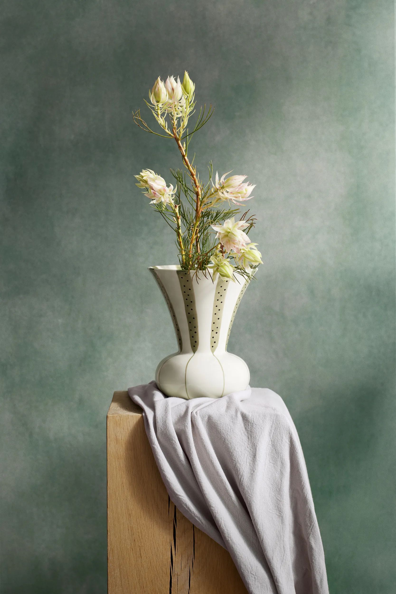 Kähler Vaser Signature Vase i grøn, 20 cm, 2