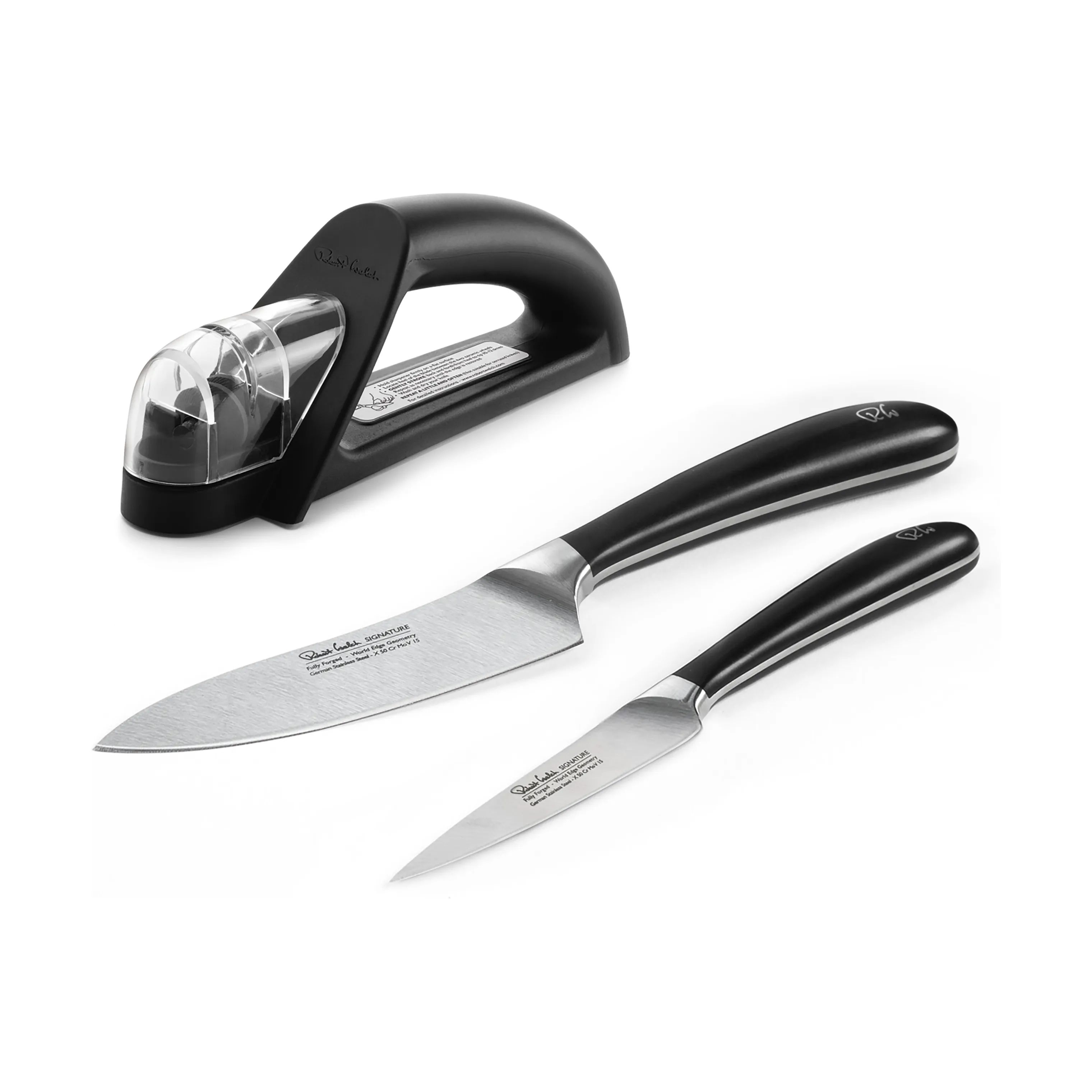 Robert Welch Knivsæt Signature Knivsæt - 3 dele i Sort/rustfrit stål, 1
