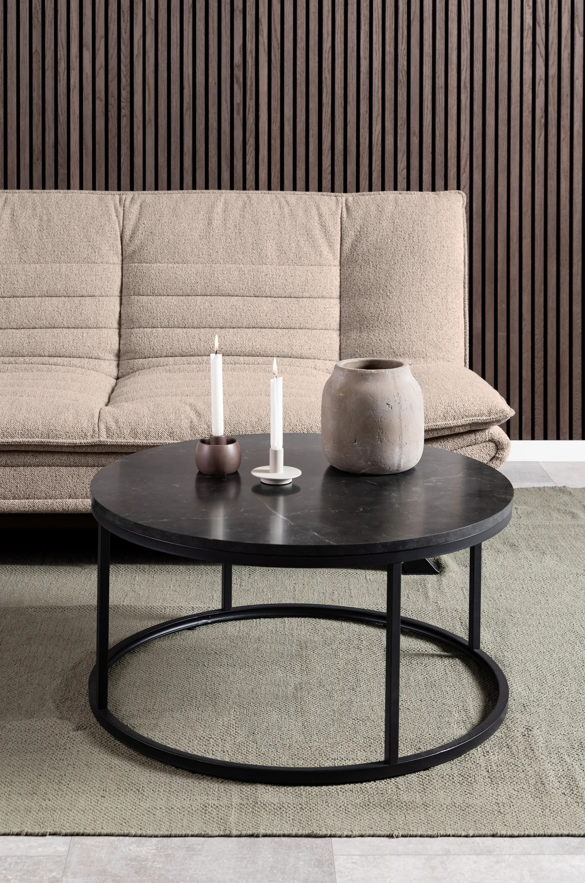 CASA Living Daybeds Faith Sovesofa i beige/mat sort, 3