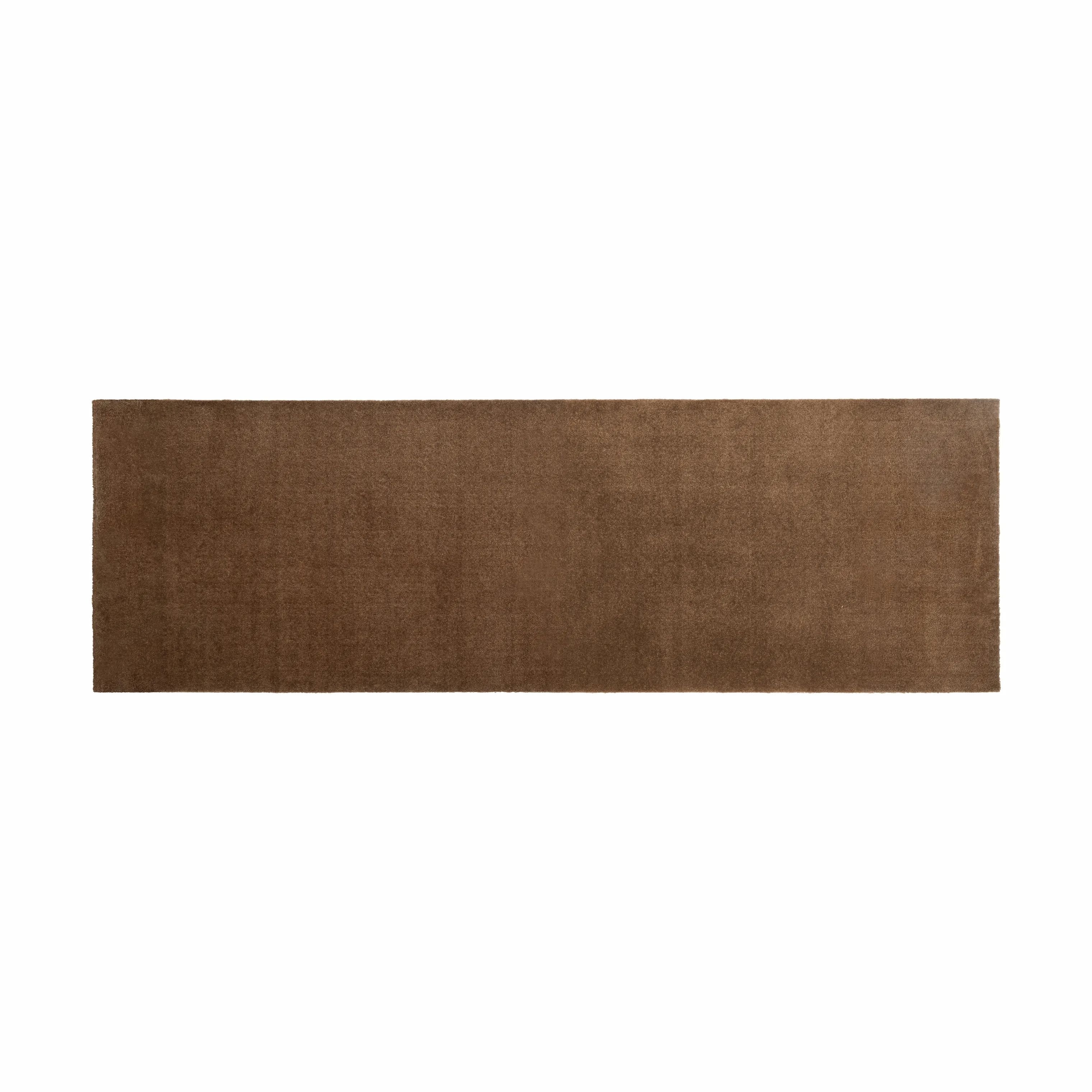Tica Copenhagen Gulvtæpper Uni Color Gulvtæppe i cognac, B100 x L300 cm, 1