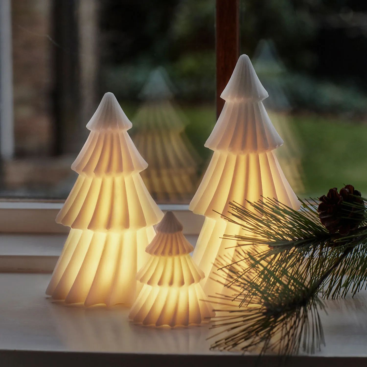 Sirius LED-lys Olivia Olina LED Juletræ i Hvid, 2