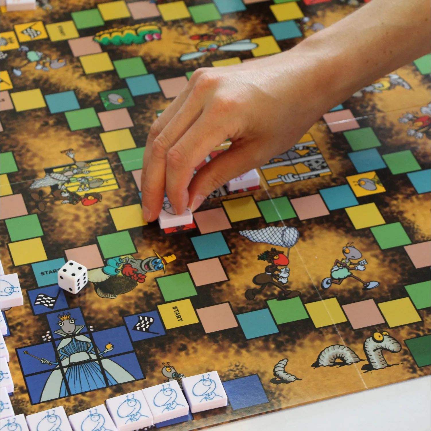 Spilbræt Spil Brætspil - Myretuen i Multifarvet, 2