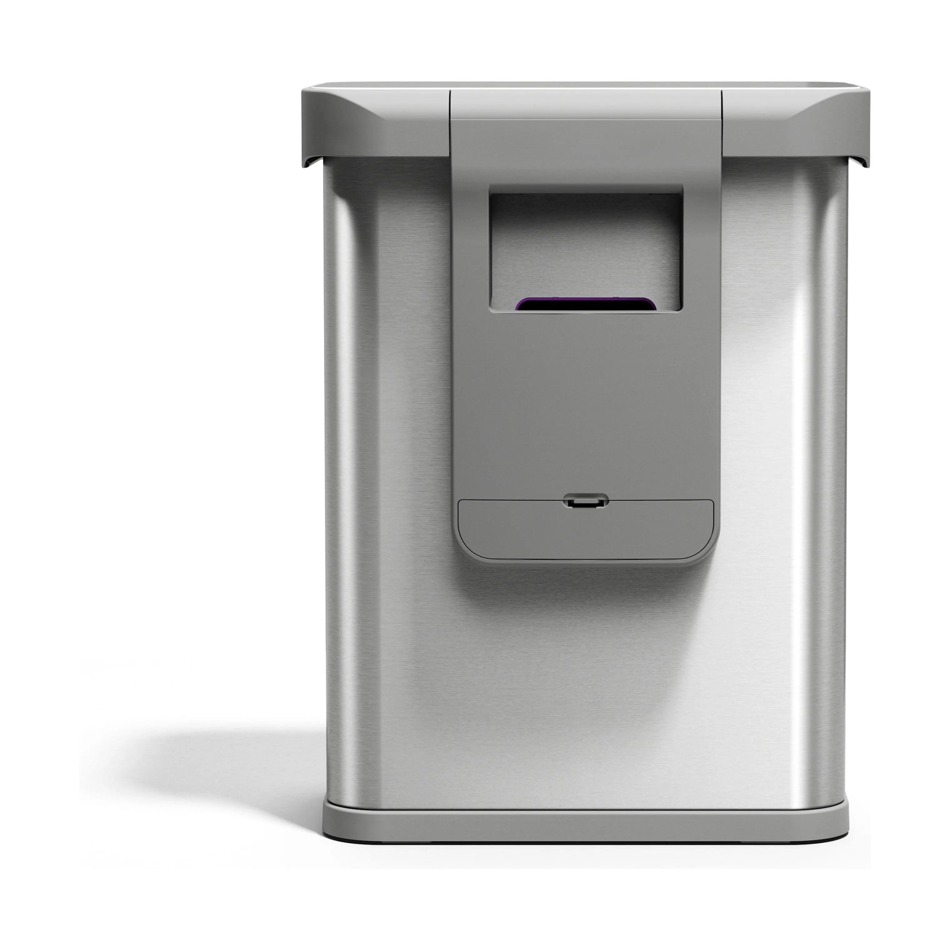 Simplehuman Spande uden pedal Affaldsspand i Børstet stål, 3
