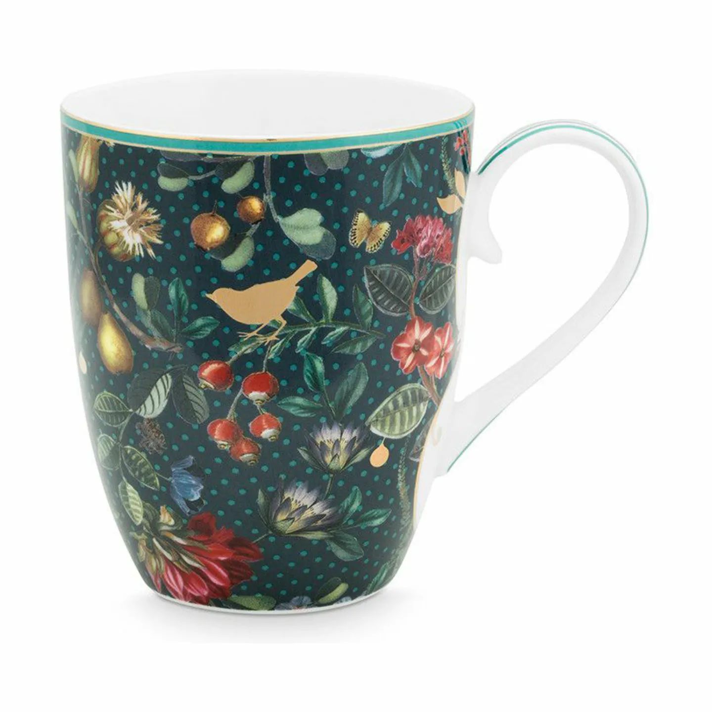 PIP Studio Krus og kopper med hank Winter Wonderland Krus i Dark Blue, 1