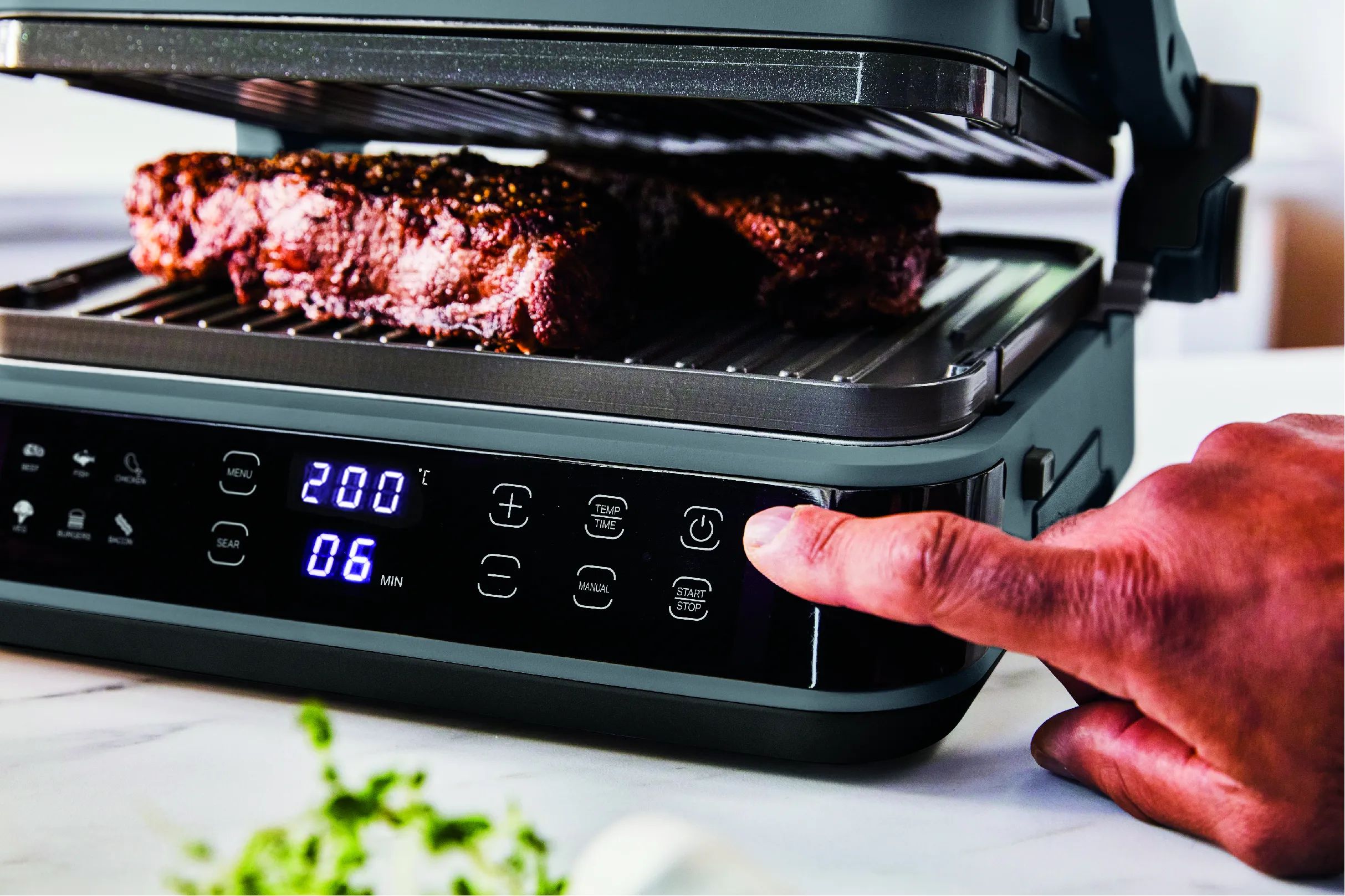Greenpan Bordgrill Advanced Kontaktgrill i Sort, 6
