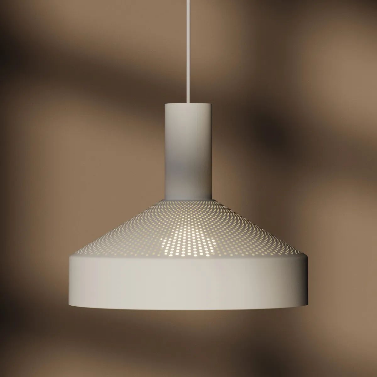 SACKit Pendler Dawn Pendel i Hvid, 25 cm, 2