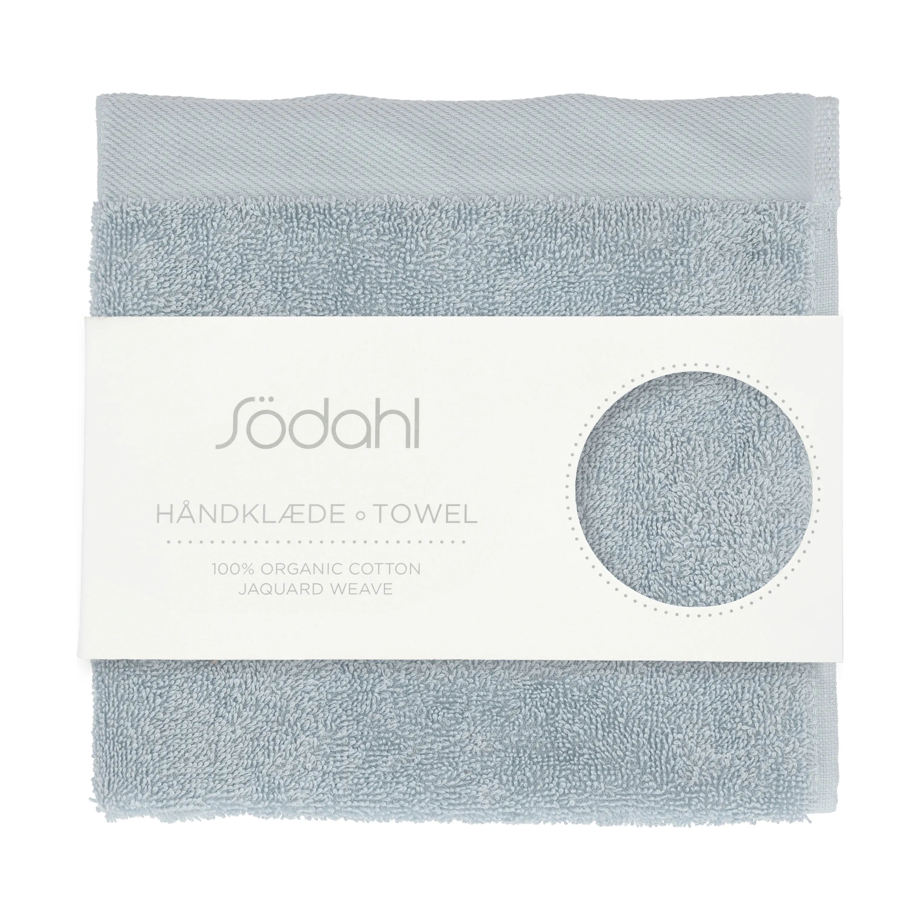 Södahl Håndklæder Organic Comfort Håndklæde i Linen blue, B40 x L60 cm, 3