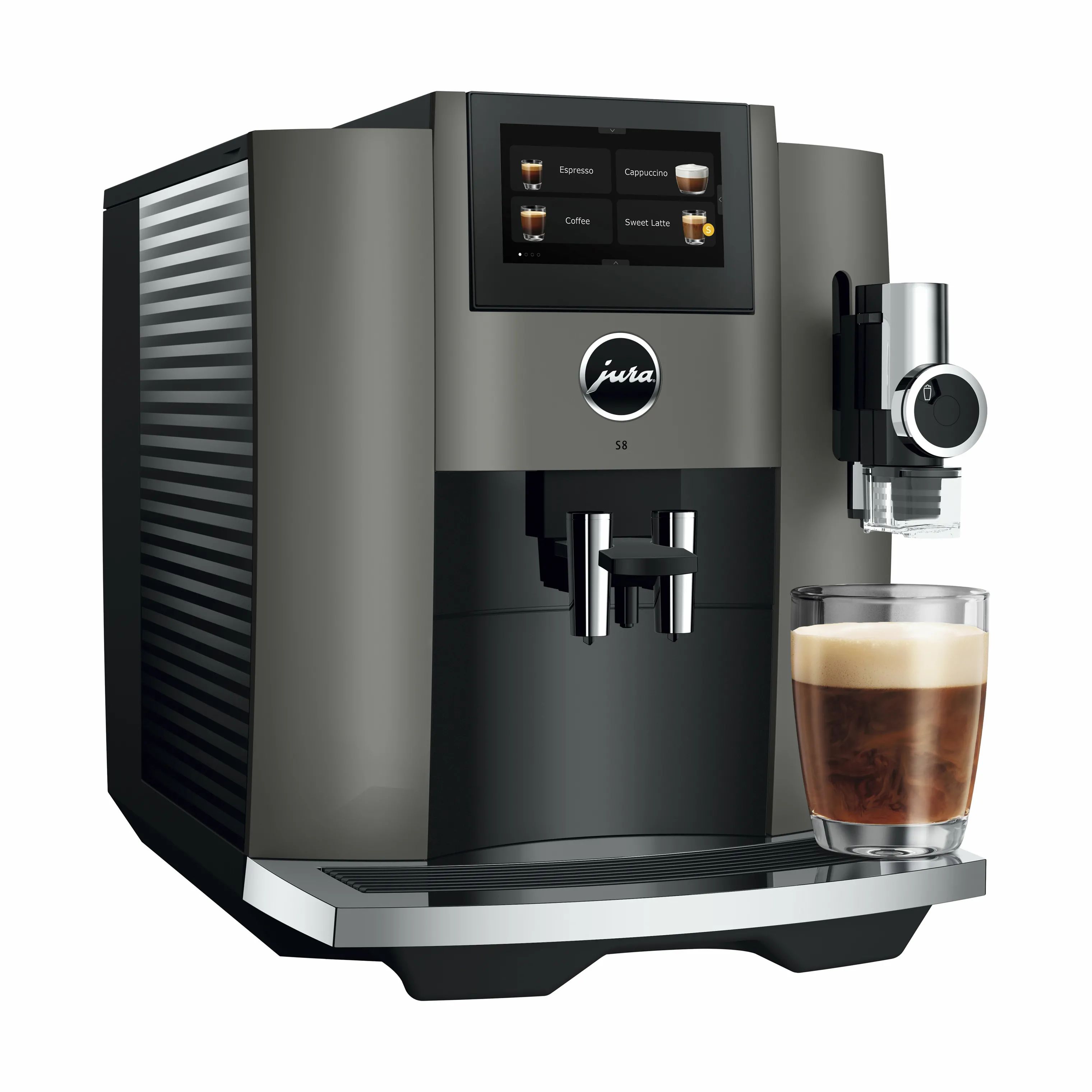 JURA Espressomaskiner S8 (EB) Kaffemaskine i Dark Inox, 3