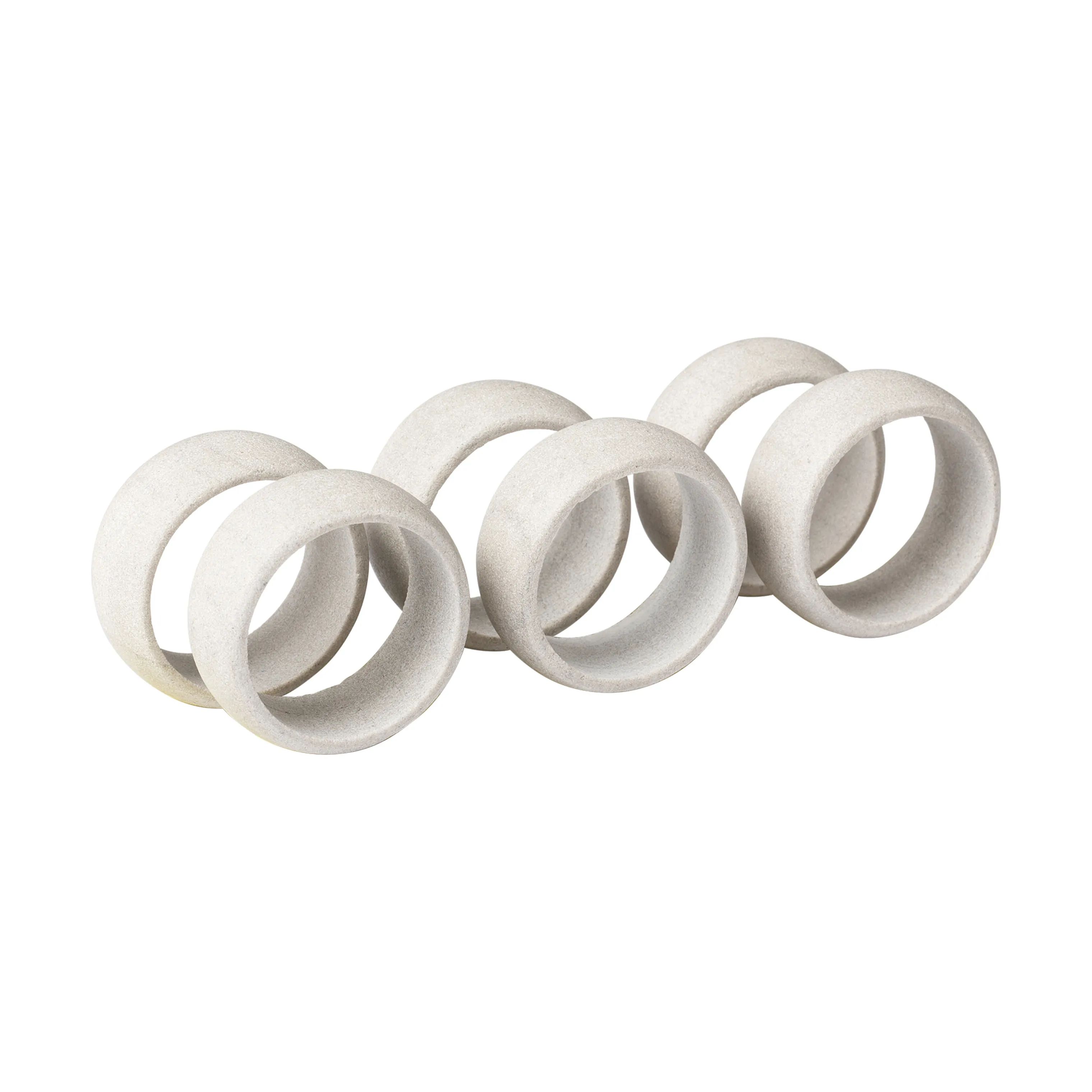 Broste Copenhagen Servietringe og -holdere Kit Servietring - 6 stk. i Sand, 1