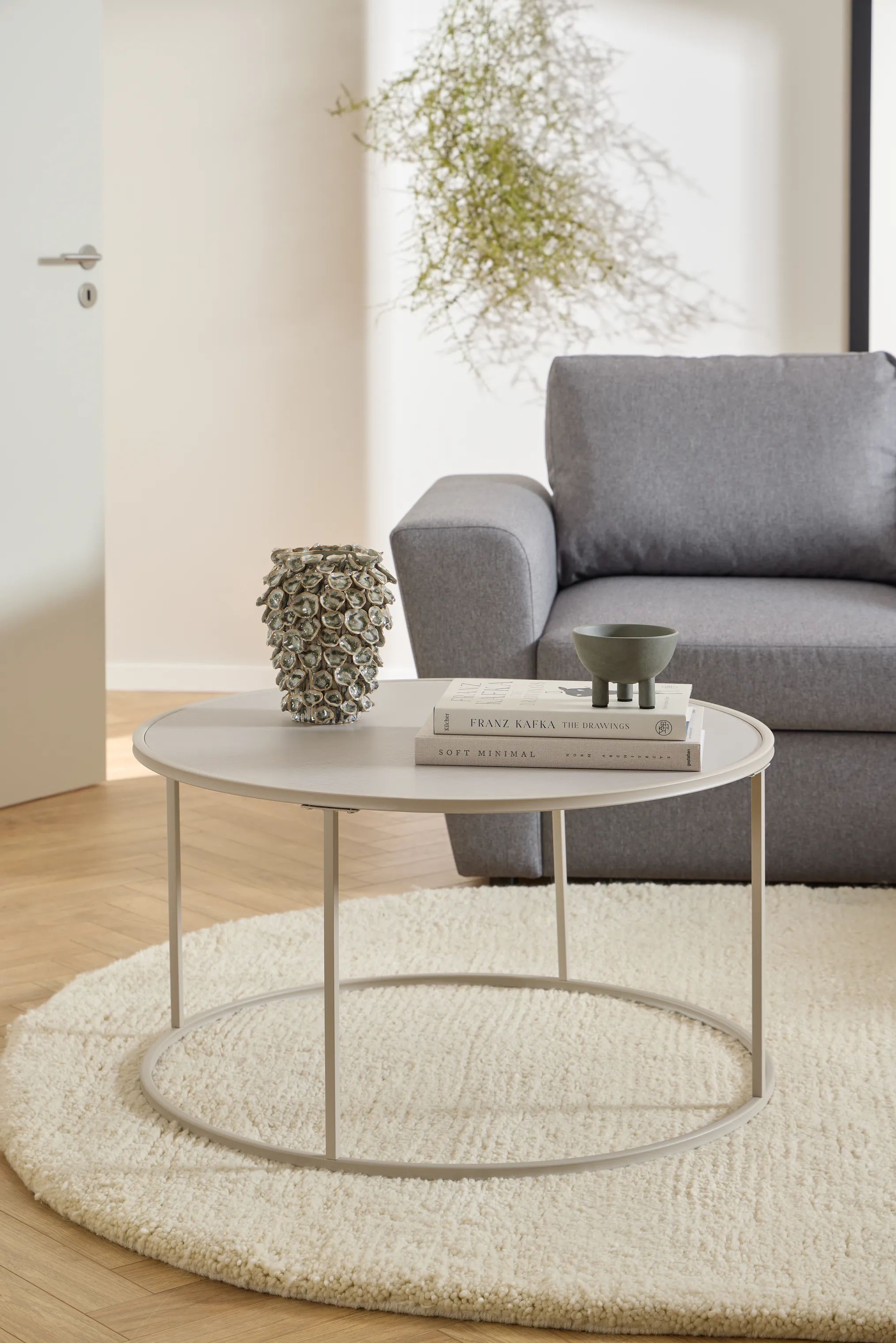CASA Living Sofaborde Seaford Sofabord i grå, 2