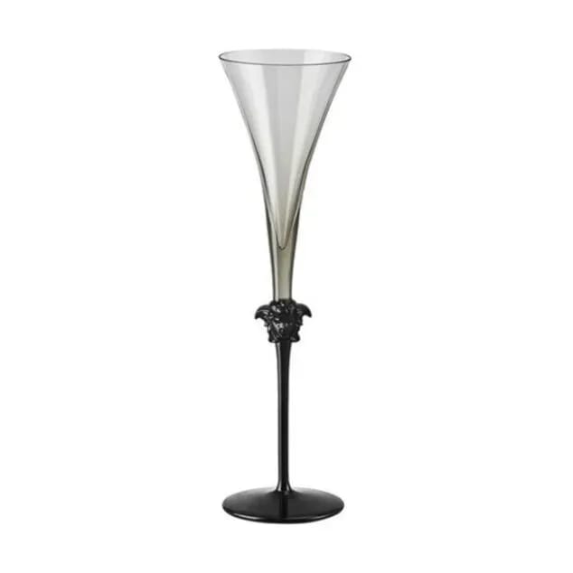Versace Champagneglas Medusa Champagneglas i Sort, 1