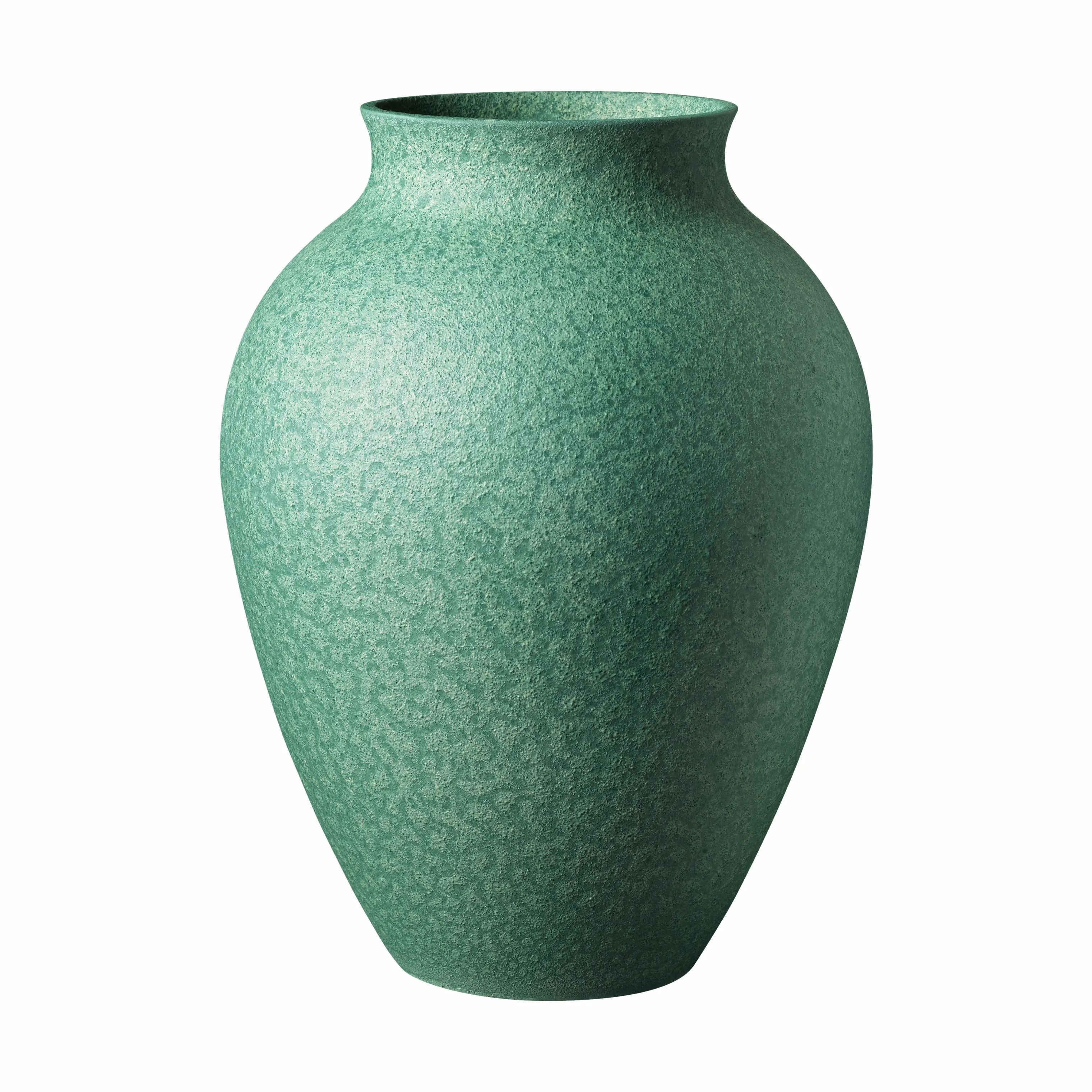 Knabstrup Keramik Vaser Vase i Irgrøn, 27 cm, 1