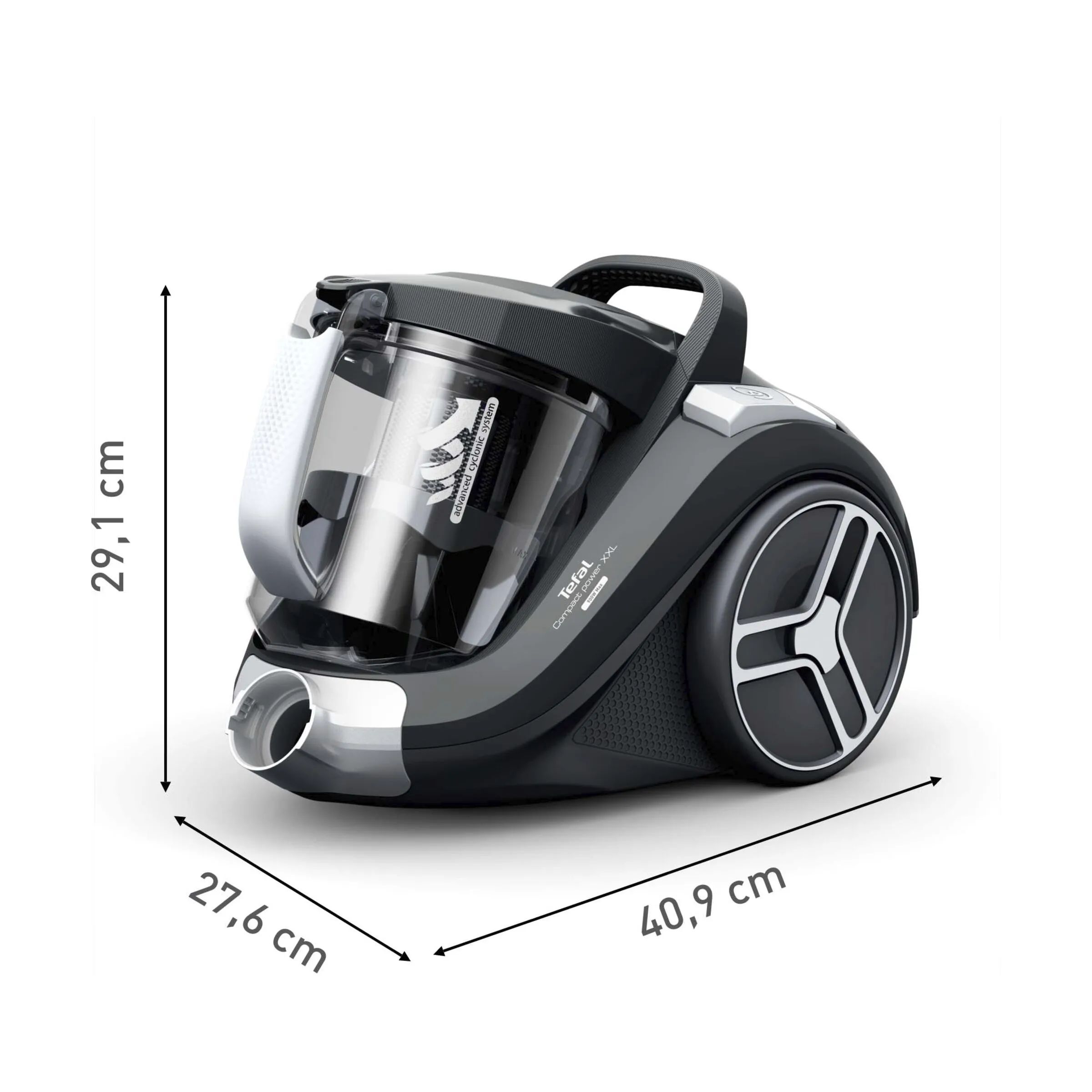 Tefal Støvsugere Compact Power XXL Cyclonic Støvsuger i Sort/sølv, 7