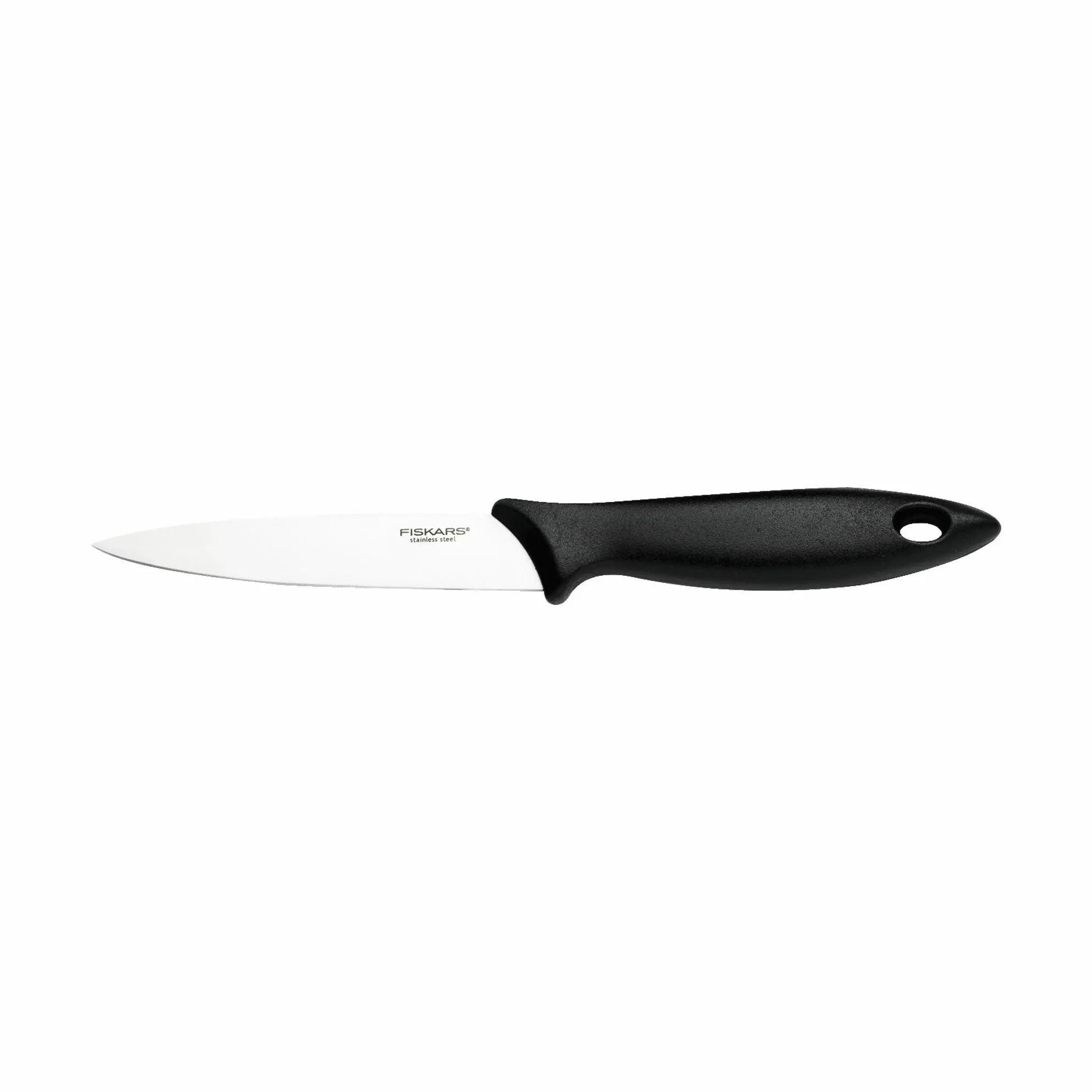 Fiskars Grøntsagsknive Essential Grøntsagskniv i stål/sort, 1