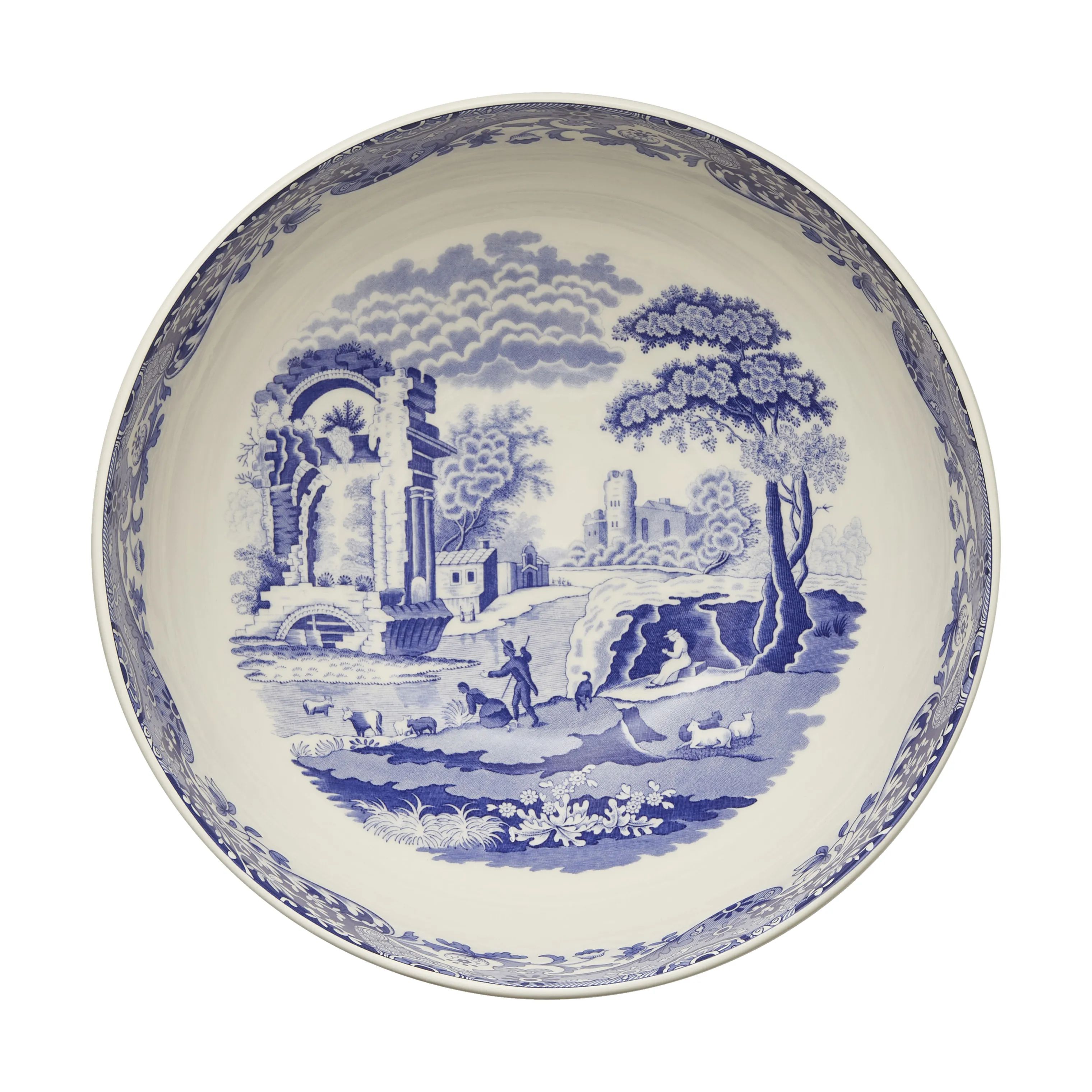 Spode Serveringsskåle Blue Italian Blue Italien Skål i Blå/hvid, 4