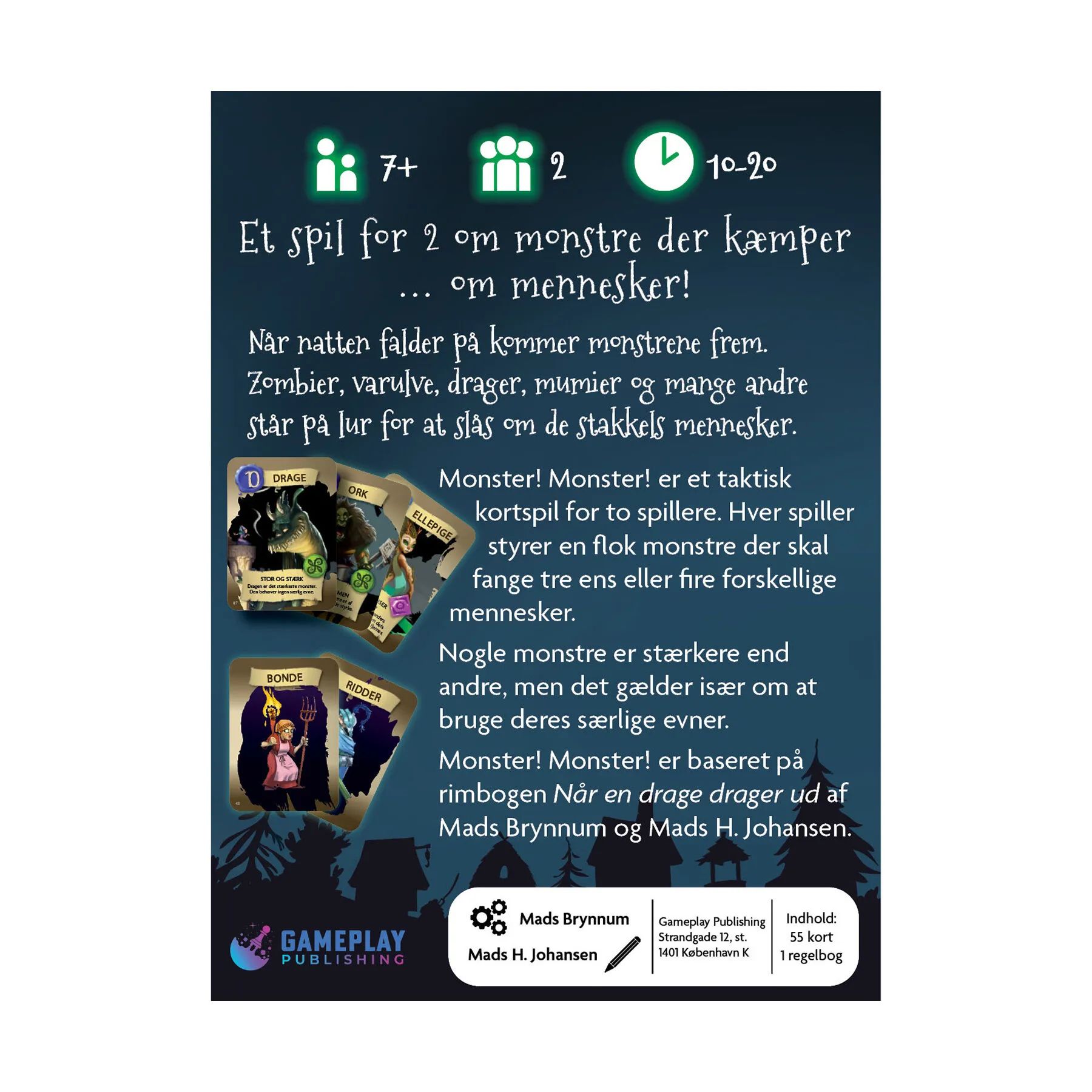 Spilbræt Spil Monster! Monster! i Multifarvet, 2