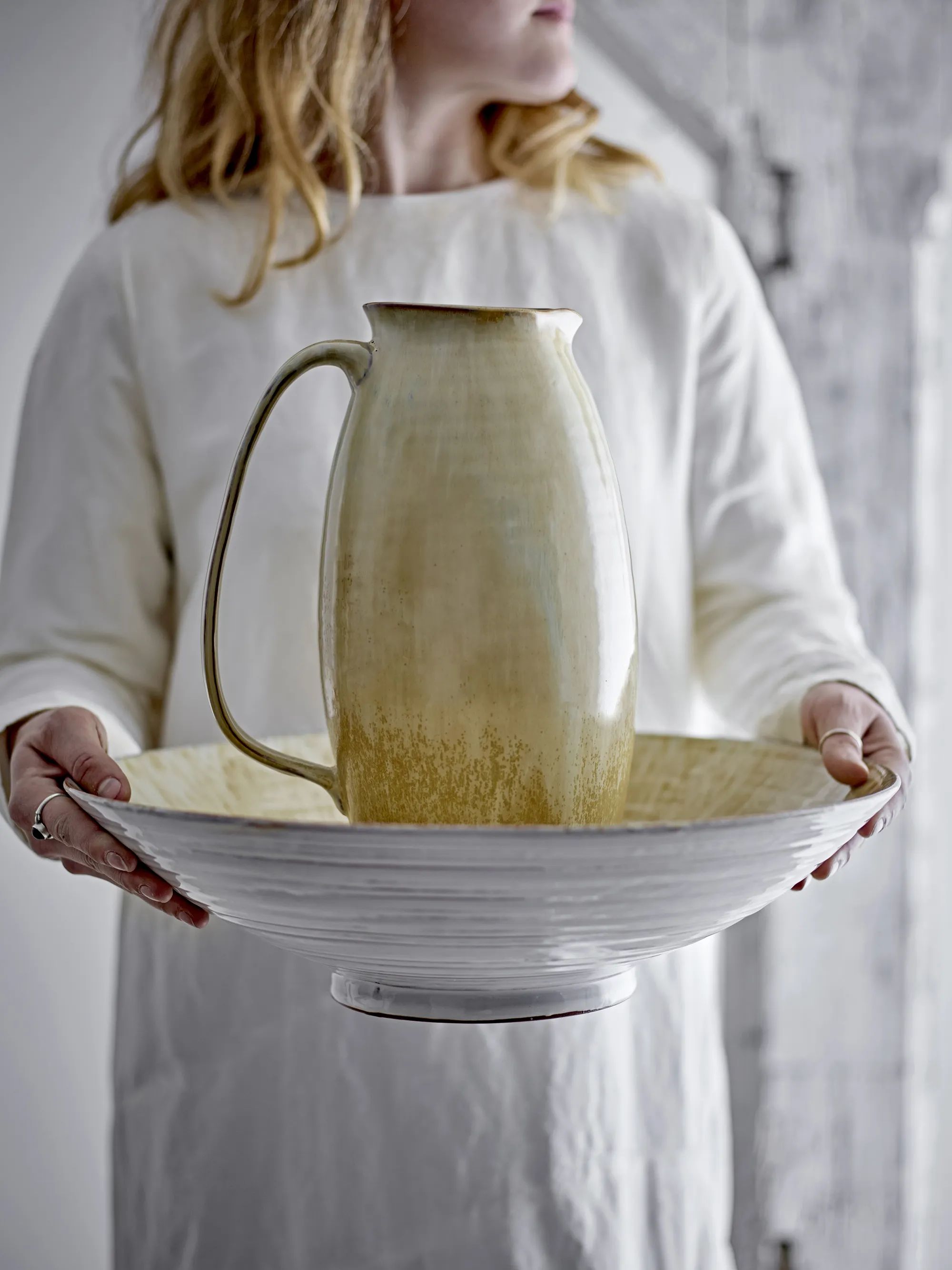 Bloomingville Serveringskander Saskia Kande i Yellow, 2