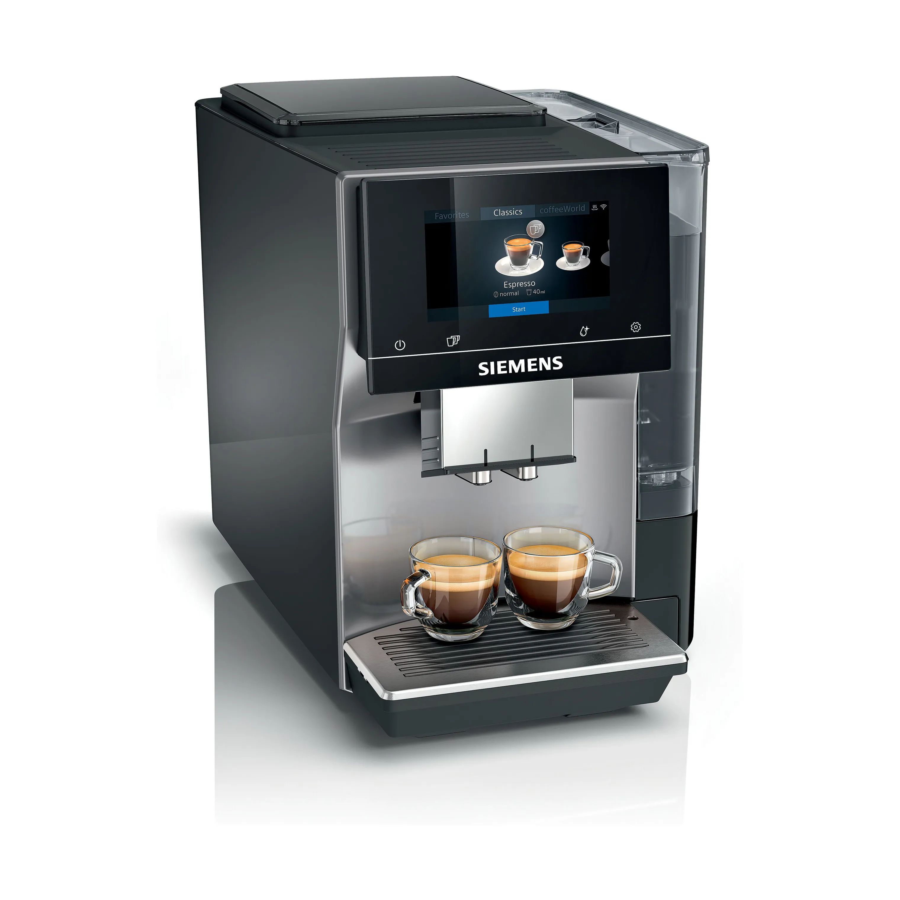 Siemens Espressomaskiner EQ700 Espressomaskine TP715R01 i Sort, 1