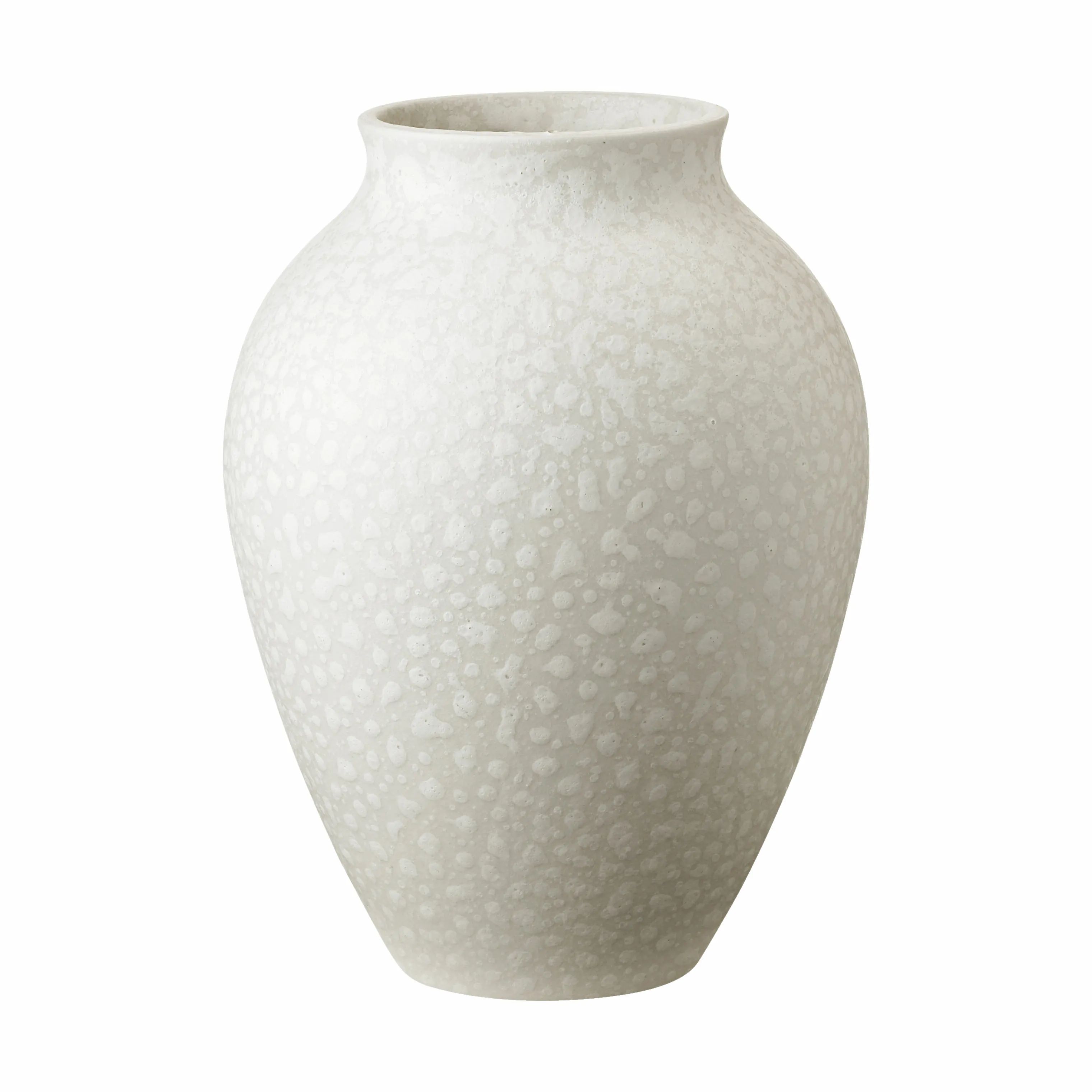 Knabstrup Keramik Vaser Vase i Hvid, 20 cm, 1
