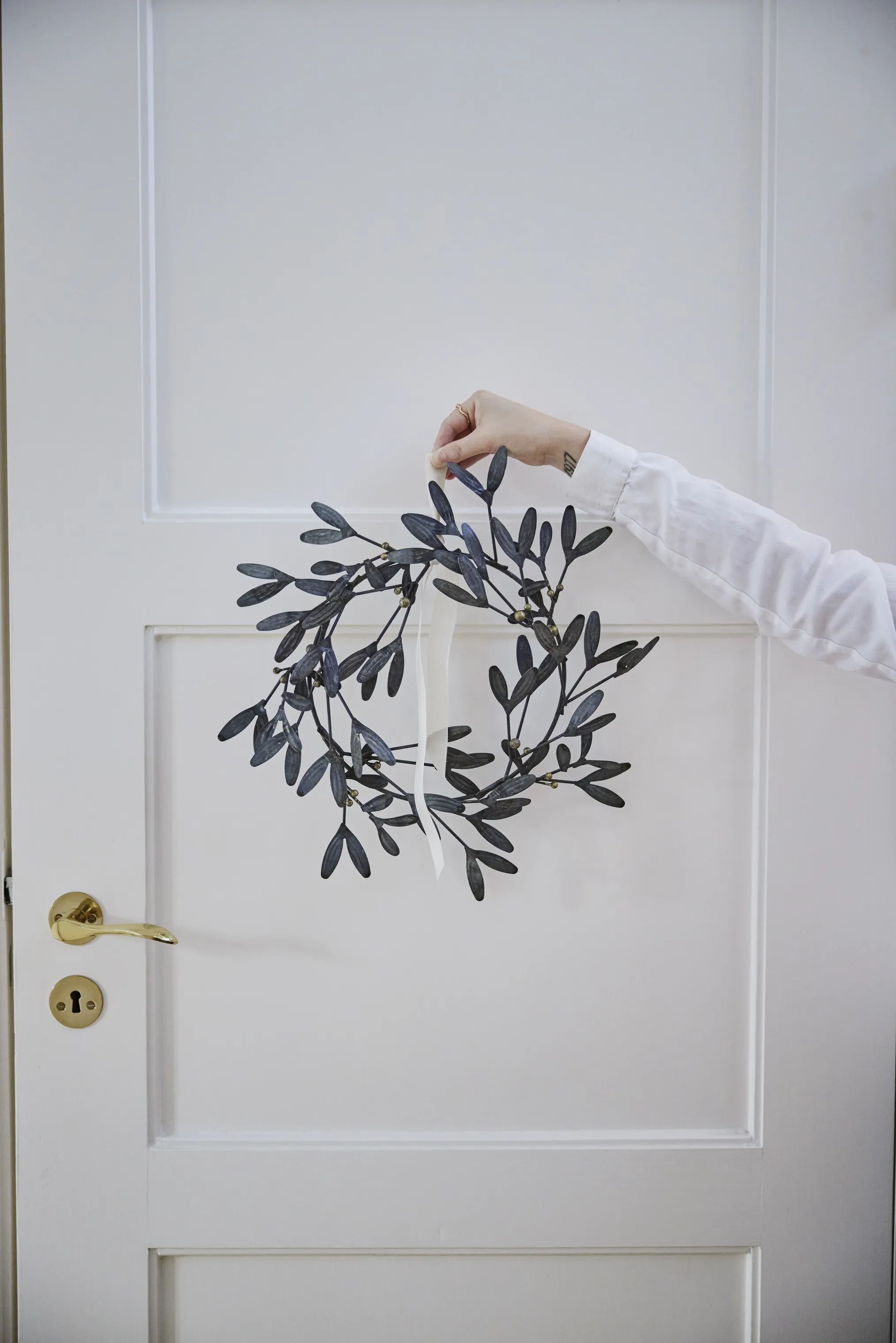 Lene Bjerre Juleophæng Mistlia Krans i 40 cm, 2
