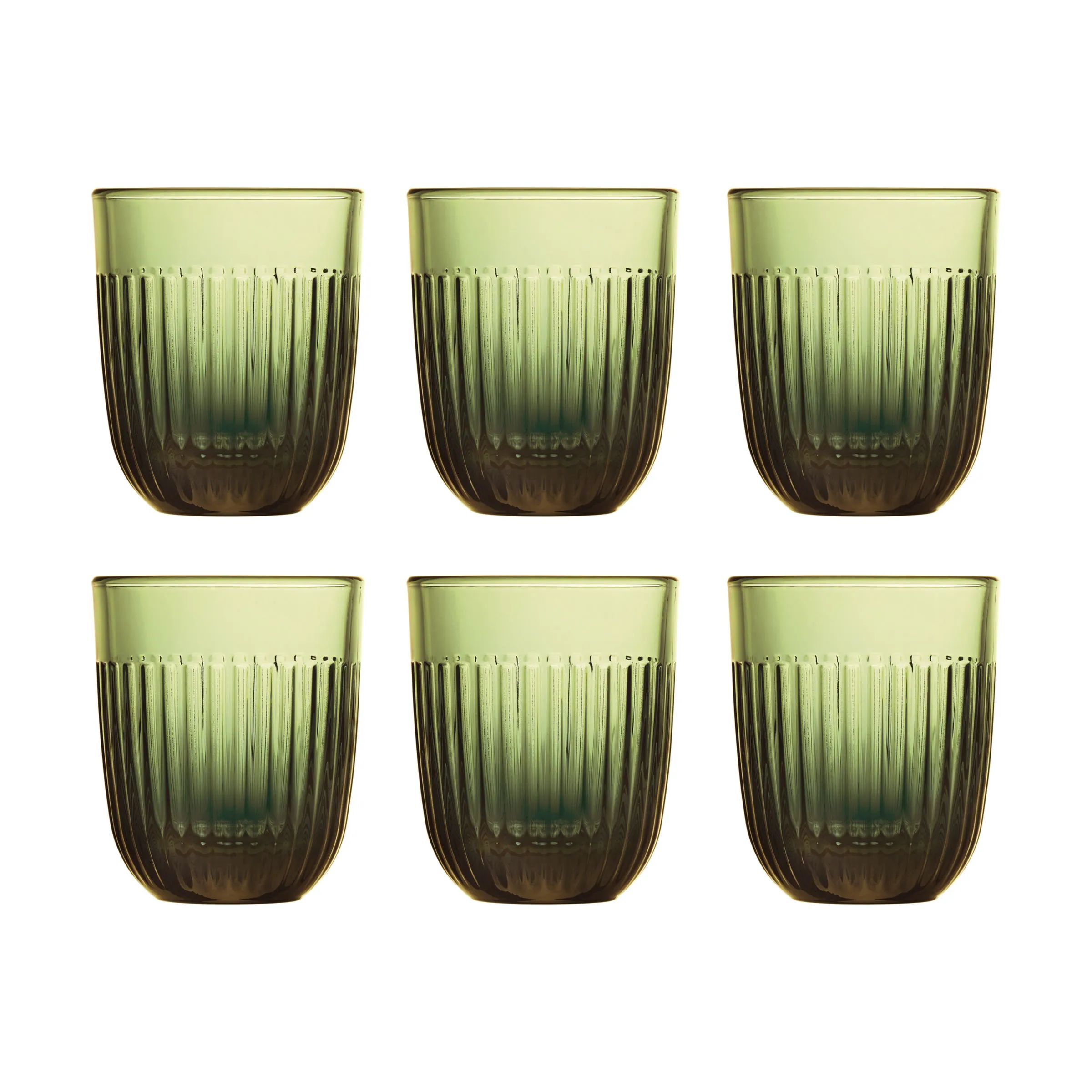 La Rochère Vandglas Quessant Vandglas - 6 stk. i Grøn, 1