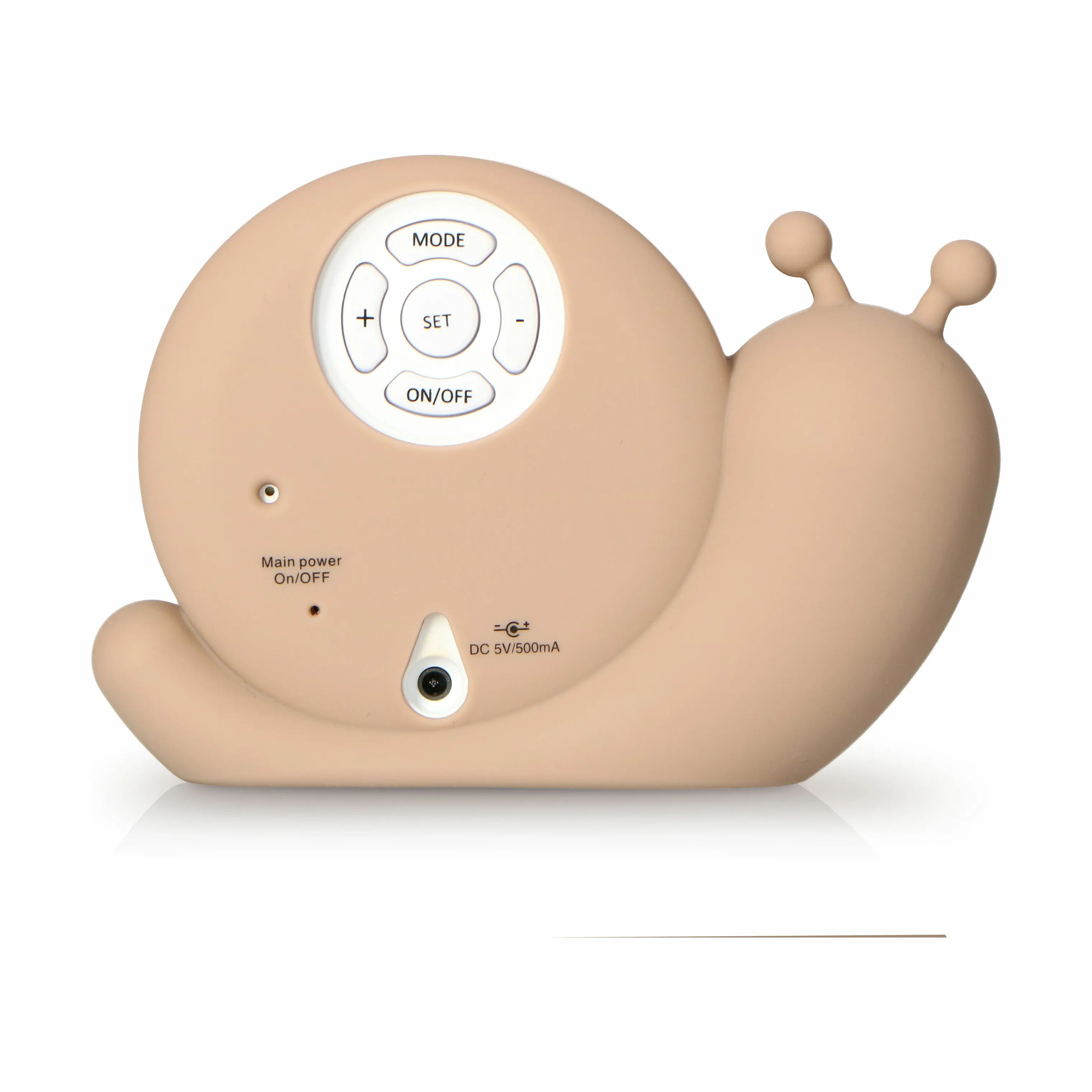 Alecto Baby Vækkeure Søvntræner - BC110BE Simon i Beige, 4