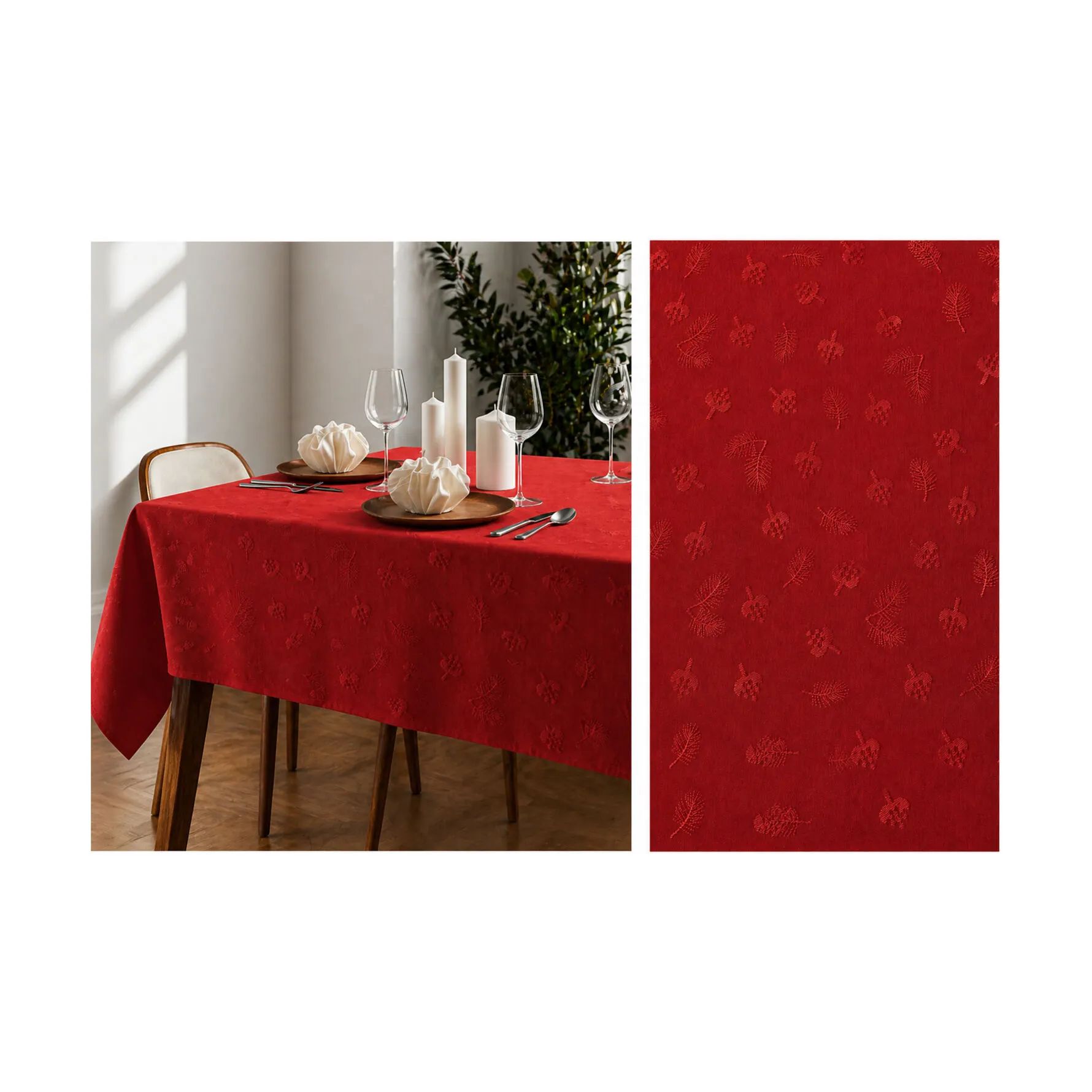 Casa Christmas Juleduge Juledug i B140 x L270 cm, 3