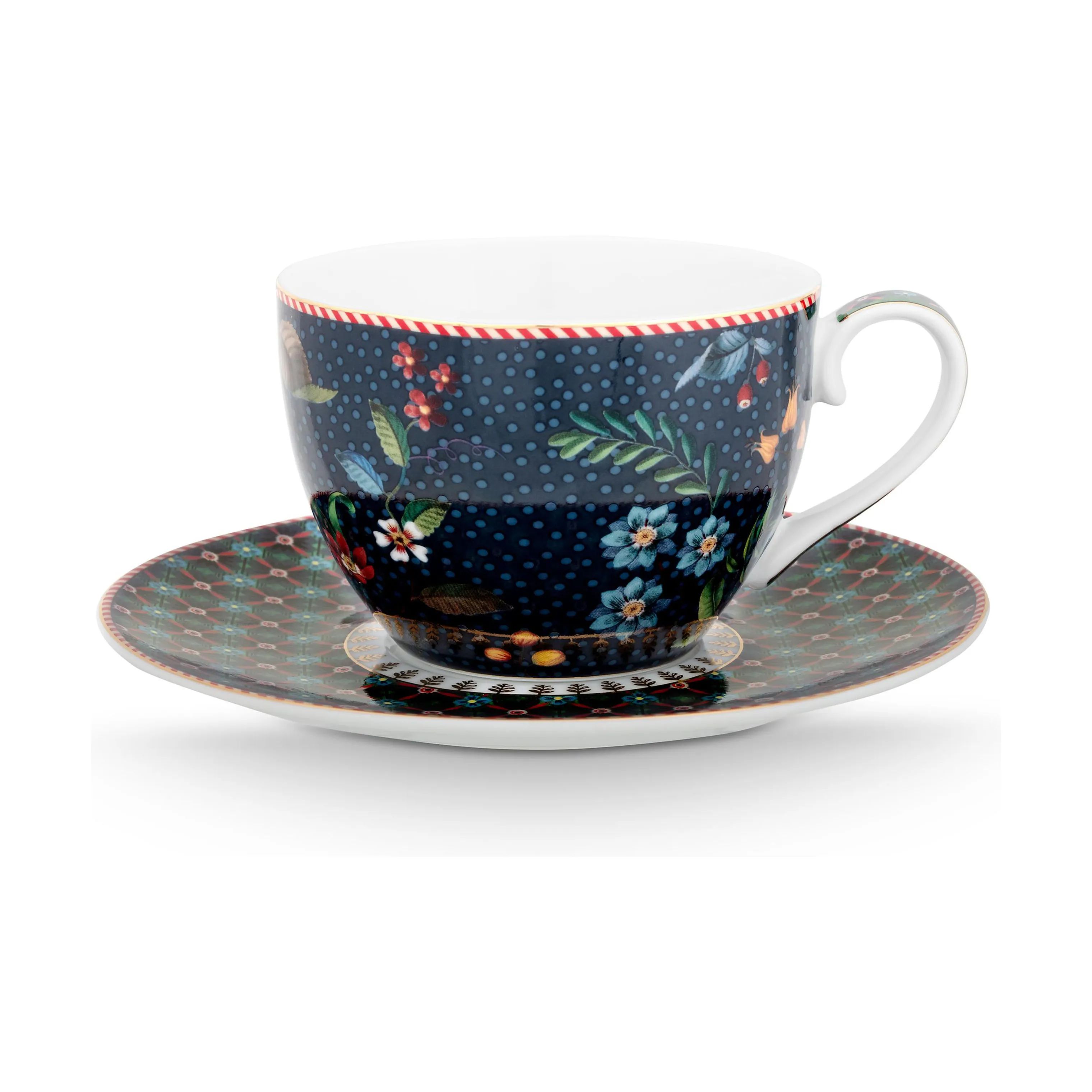 PIP Studio Krus og kopper med hank Berry Blues Kop i Blue, 1