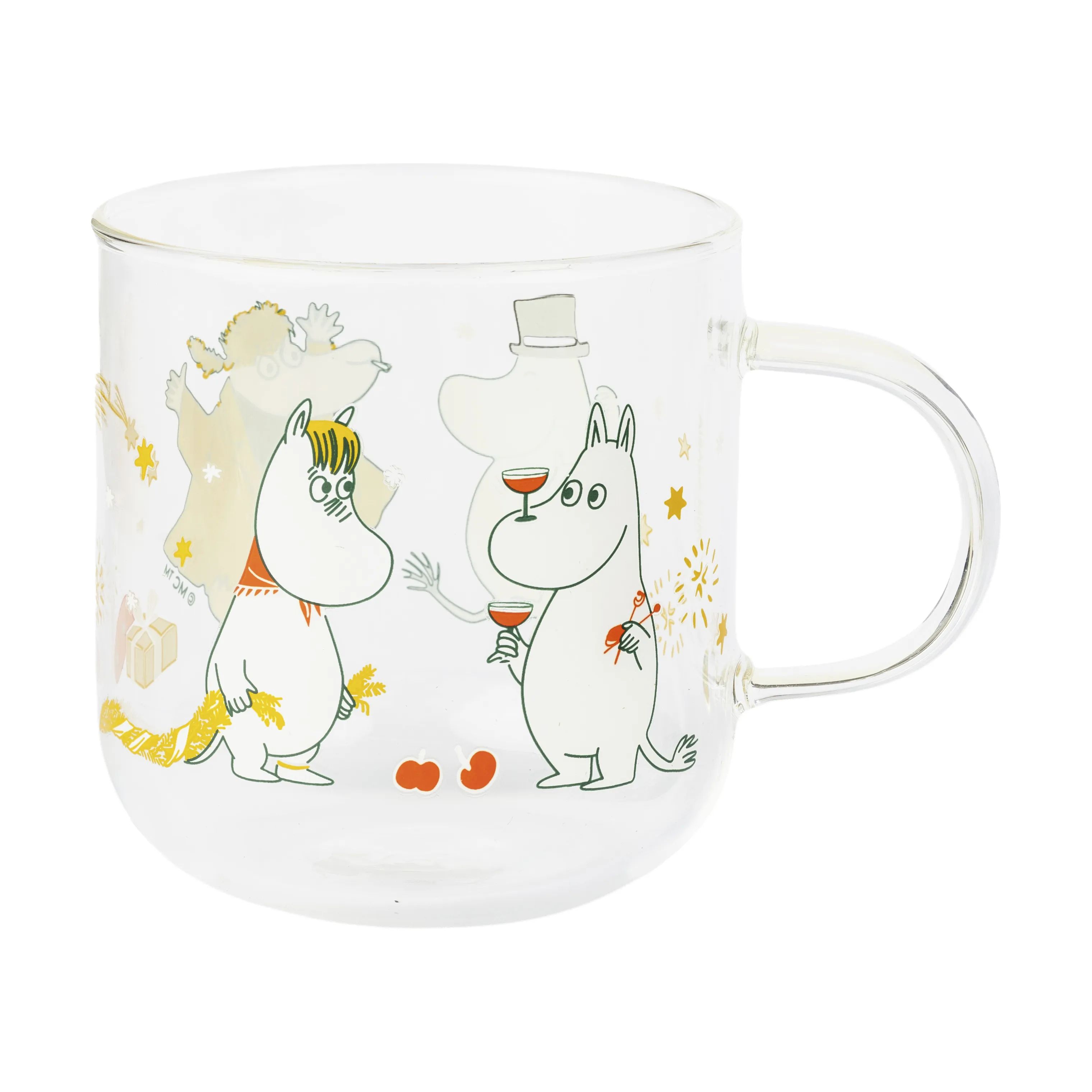 Moomin Arabia Vandglas Gift of Love Glas - 2 stk. i Klar, 3