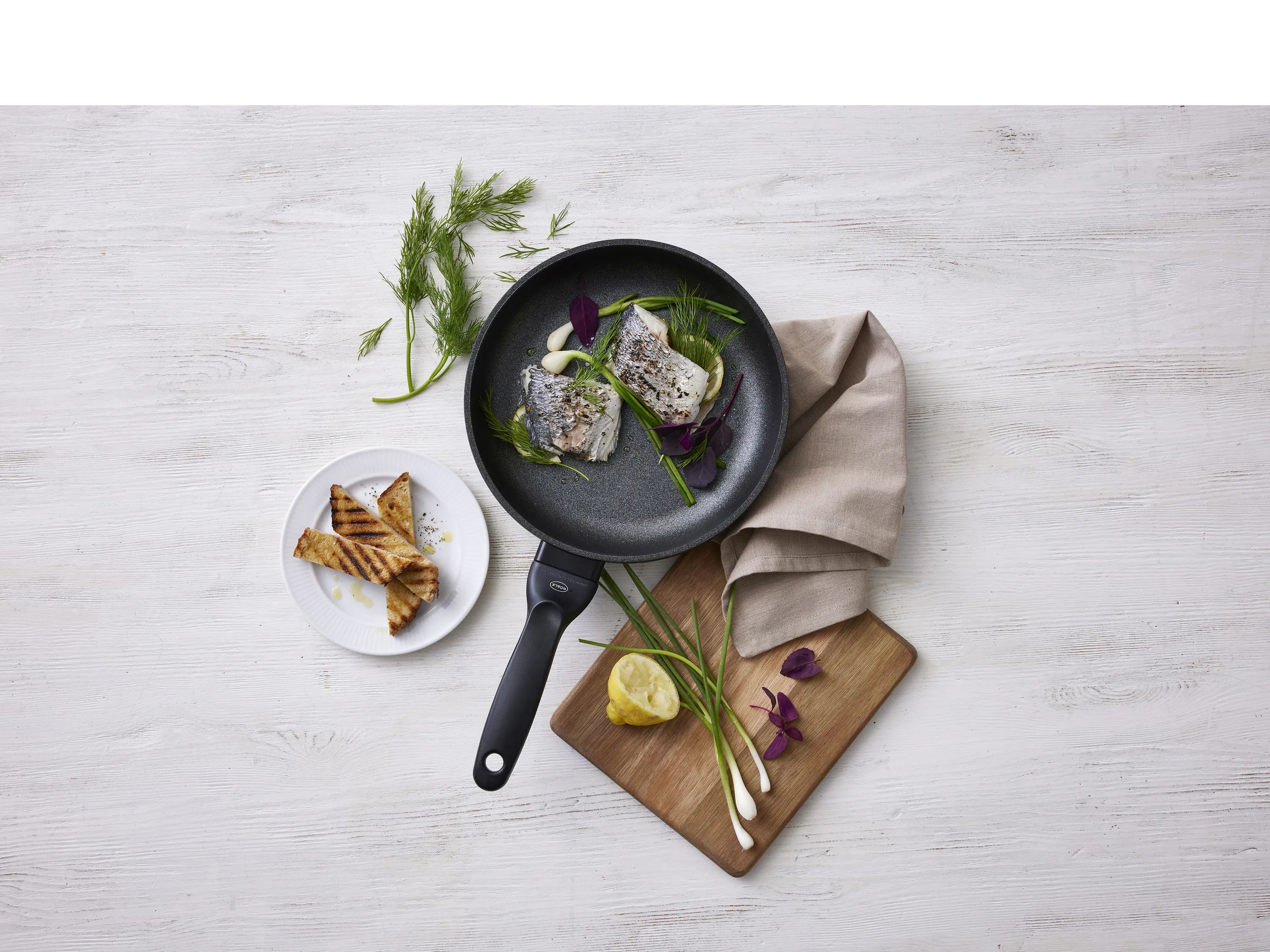 Pillivuyt Frokosttallerkener Plissé Frokosttallerken i Hvid, 20 cm, 3