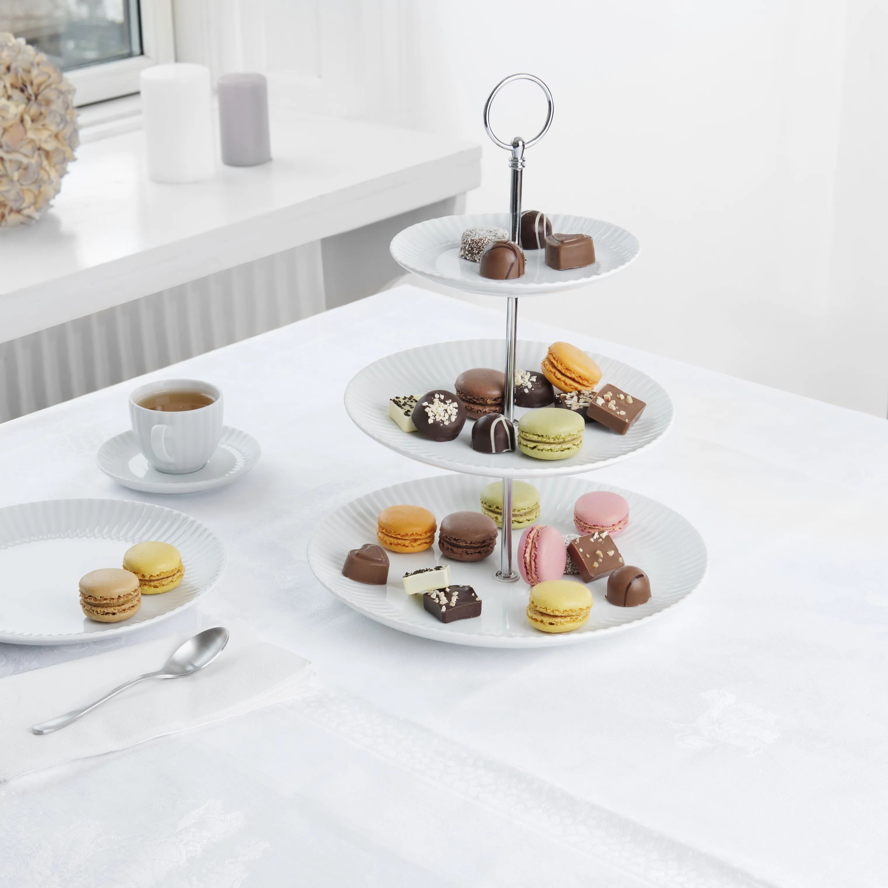 CASA Living Etagere Daisy Etagere i Hvid, 2