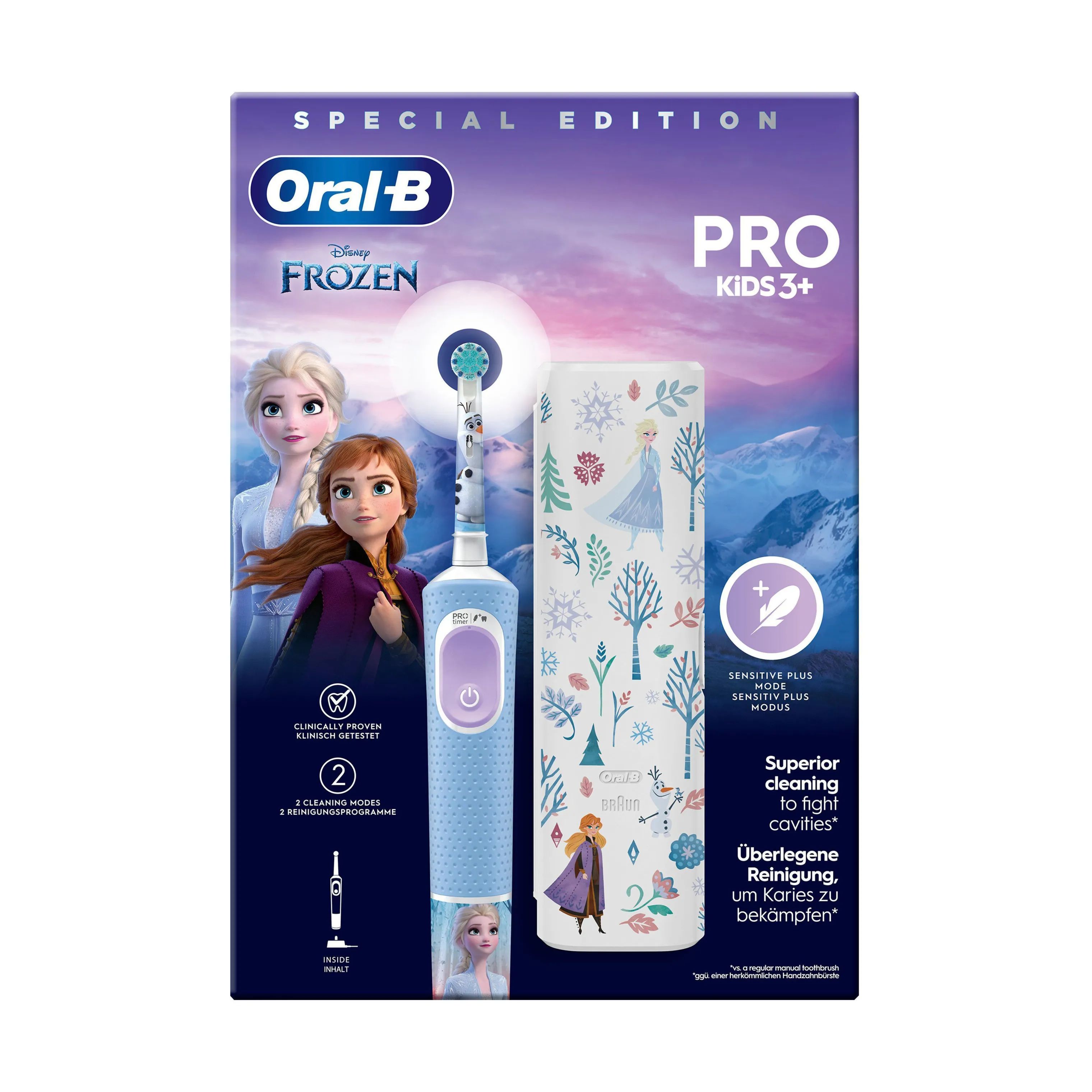 Oral-B Eltandbørster Vitality Pro Kids Elektrisk Tandbørste - Frozen i Frozen, 1