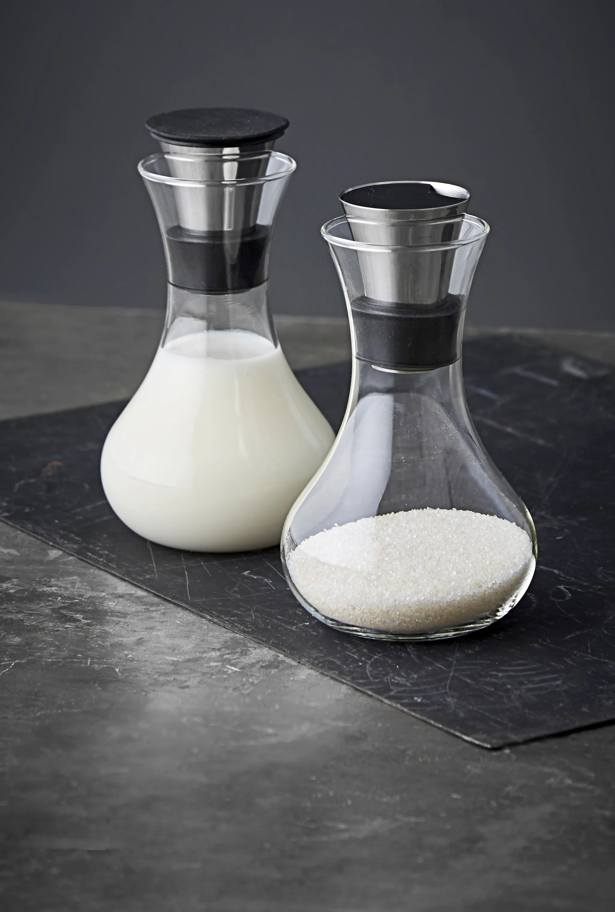 Eva Solo Mælke- og flødekander Sukker- og flødesæt - 2 dele i klar, 25 cl, 2