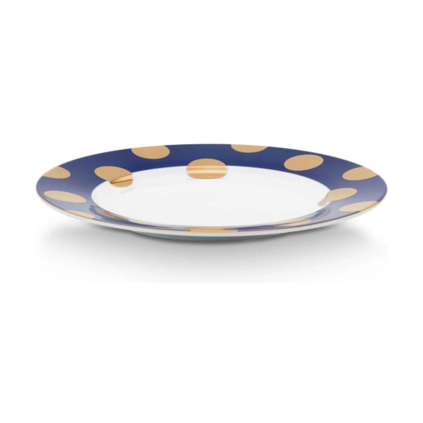PIP Studio Middagstallerkener Dot Delight Tallerken - 2 stk. i Mørkeblå, 23 cm, 5
