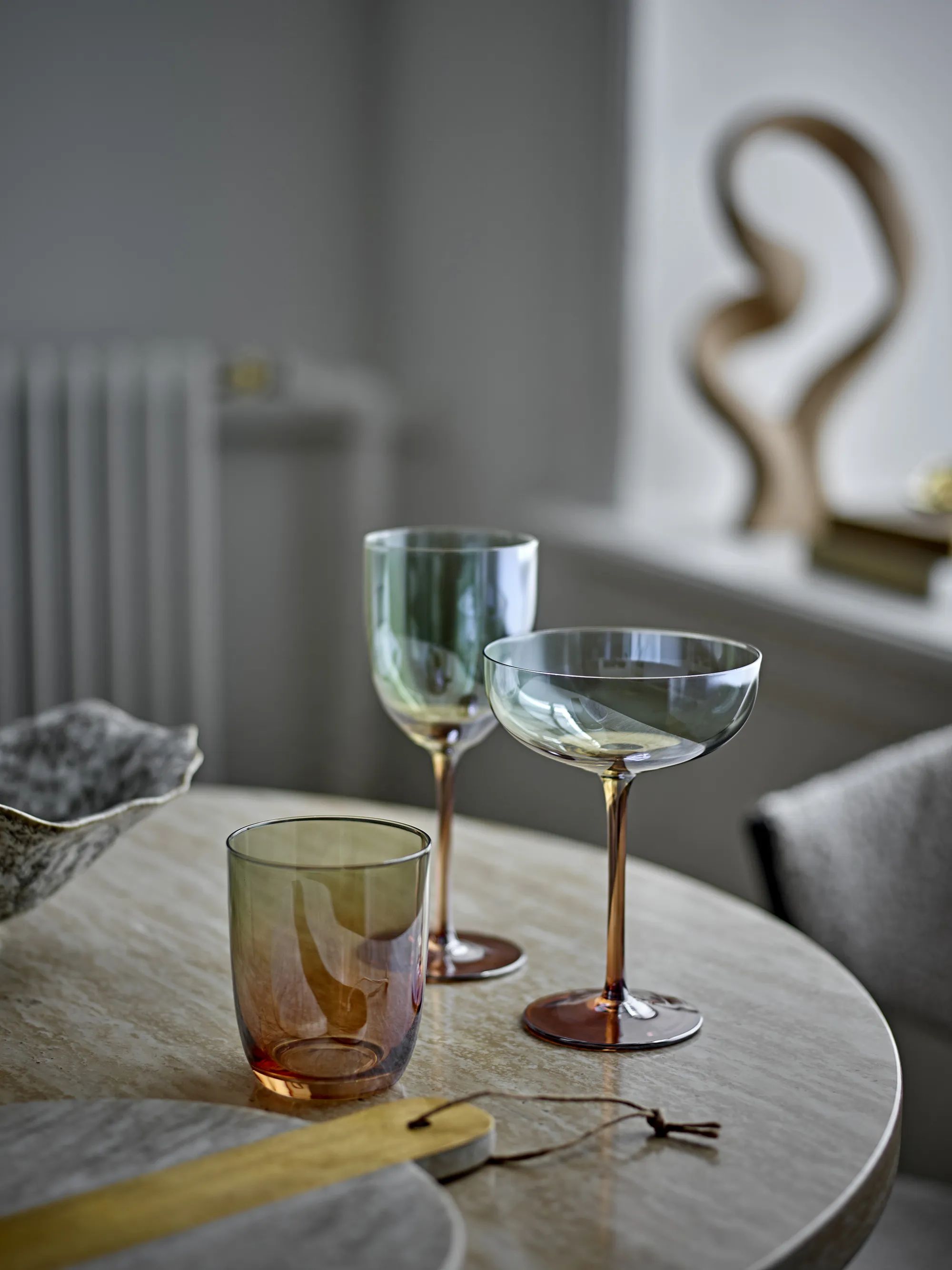 Bloomingville Vandglas Aston Vandglas - 4 stk. i Bronze, 3