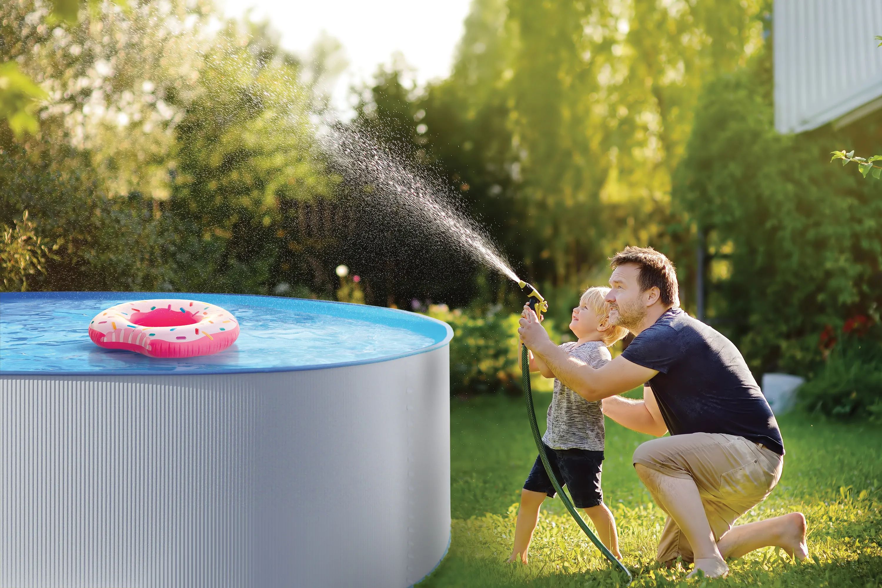 Swim & Fun Pools Kreta Poolpakke - 4 dele i 4,6 cm, 2