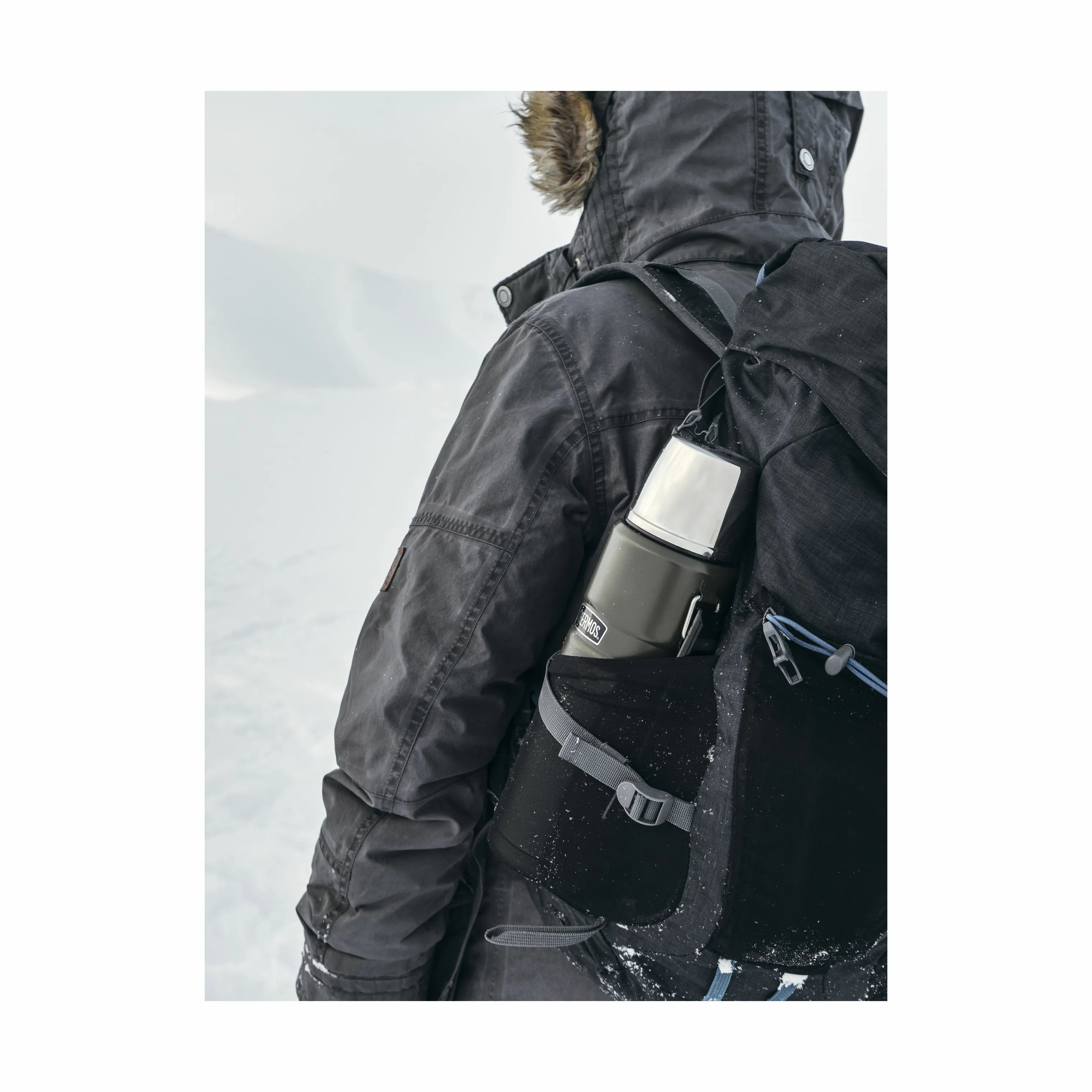 Thermos Termoflasker King Termoflaske i army, 1.2 L, 3