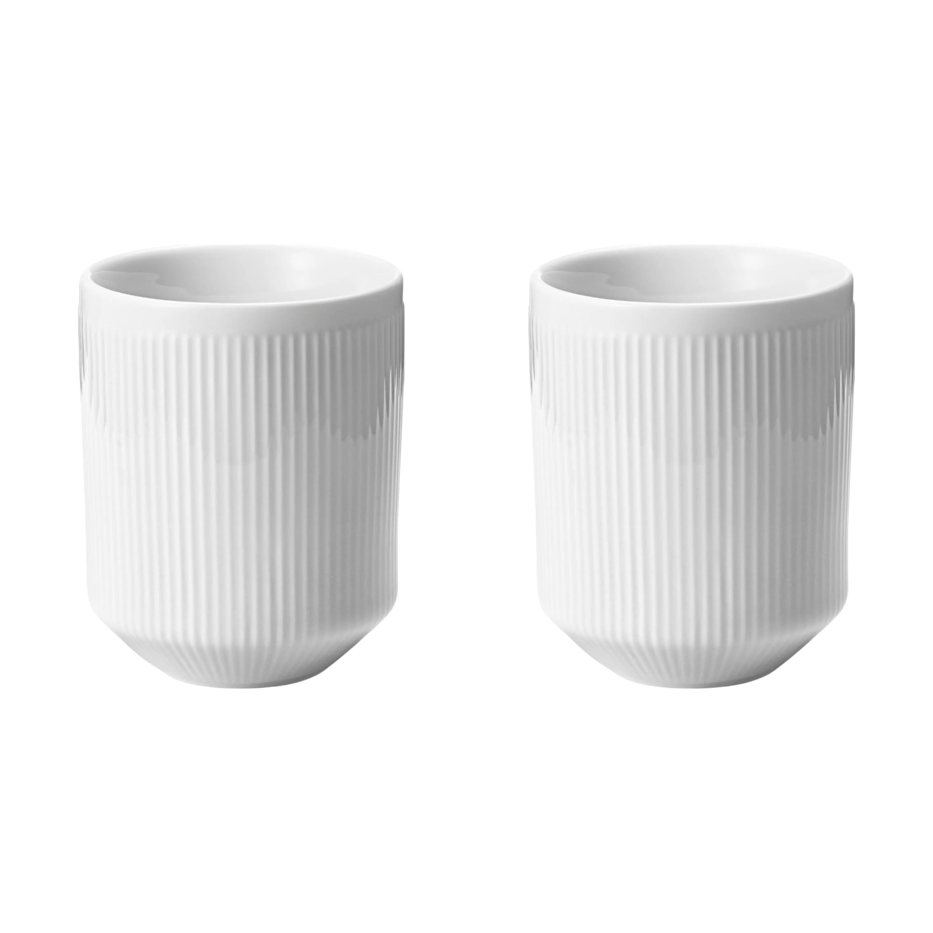 Georg Jensen Krus og kopper uden hank Bernadotte Termokop - 2 stk. i Hvid, 26 cl, 1