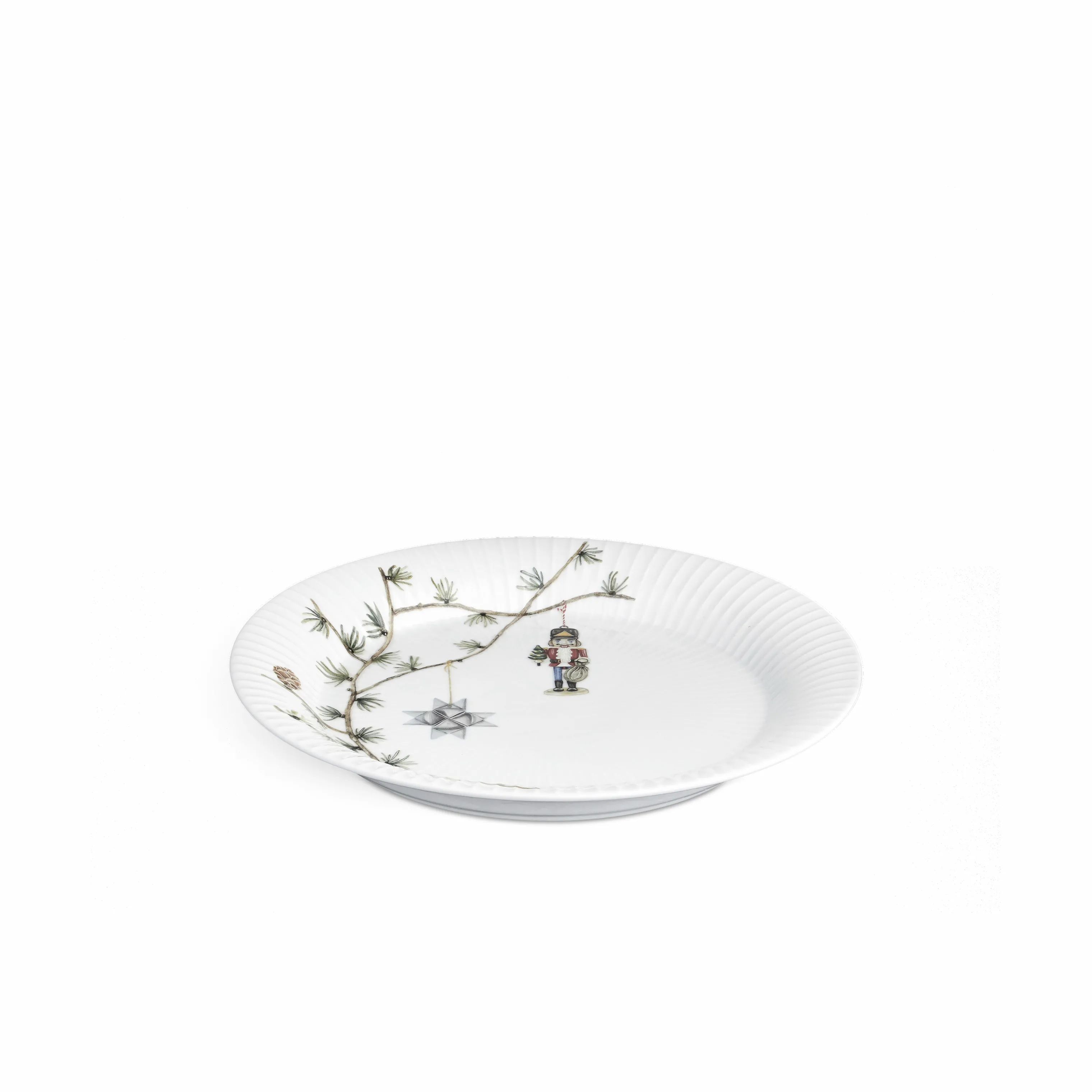 Kähler Middagstallerkener Hammershøi Jul Middagstallerken i Hvid, 27 cm, 4