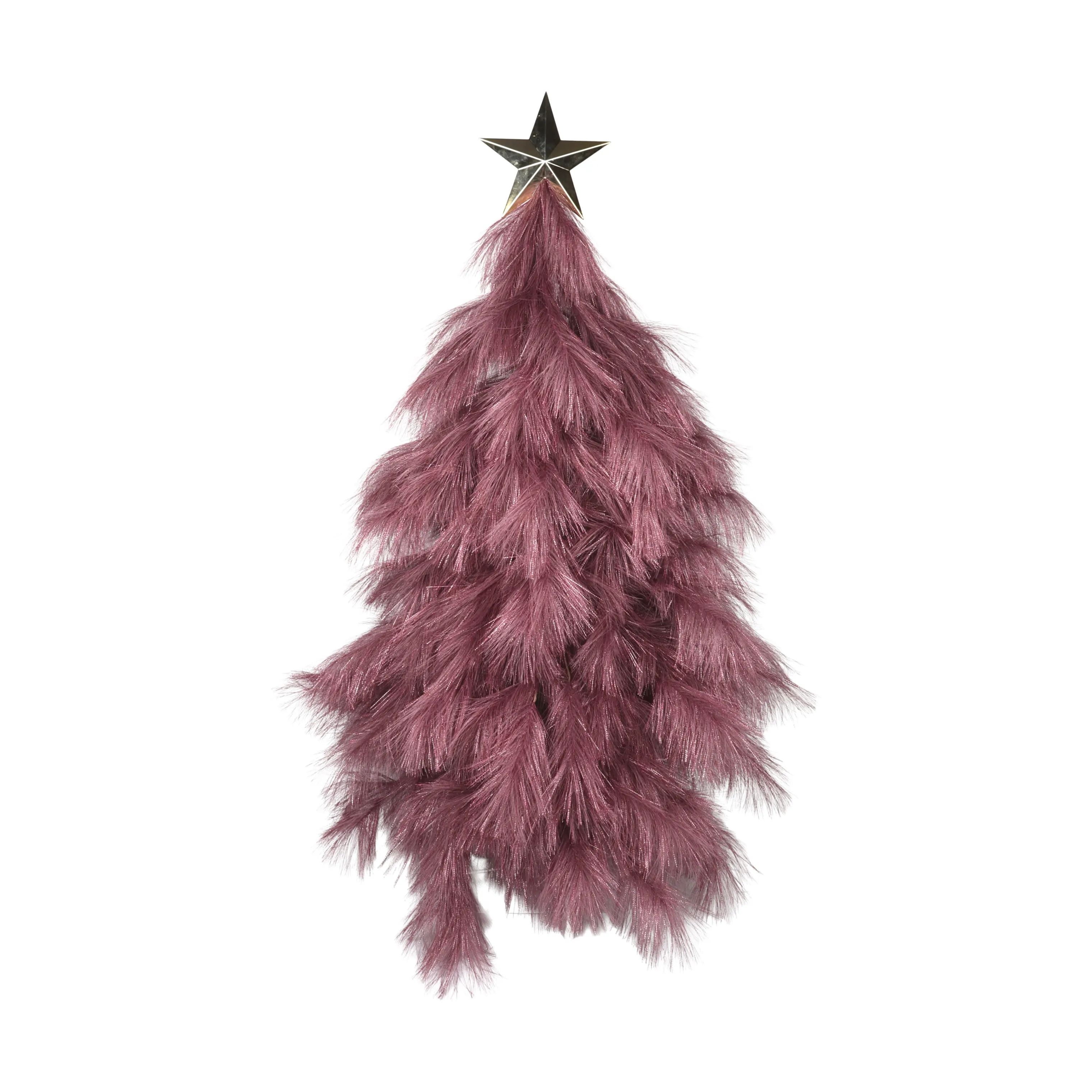 Casa Christmas Juletræer Pampas Juletræ i Bordeaux, H125 x Ø70 cm, 1
