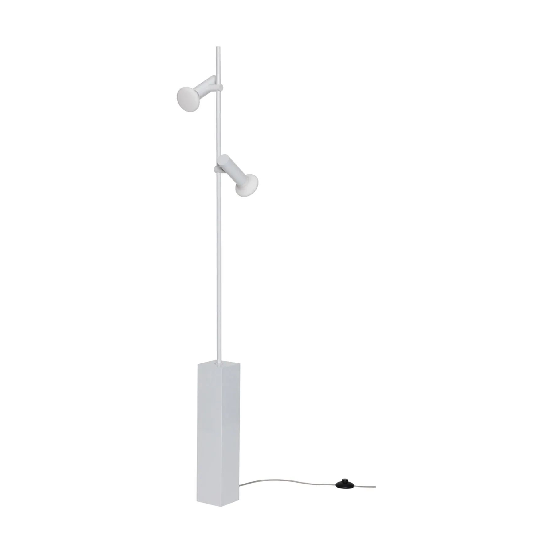 Hübsch Gulvlamper Set Gulvlampe i Lysegrå, 1