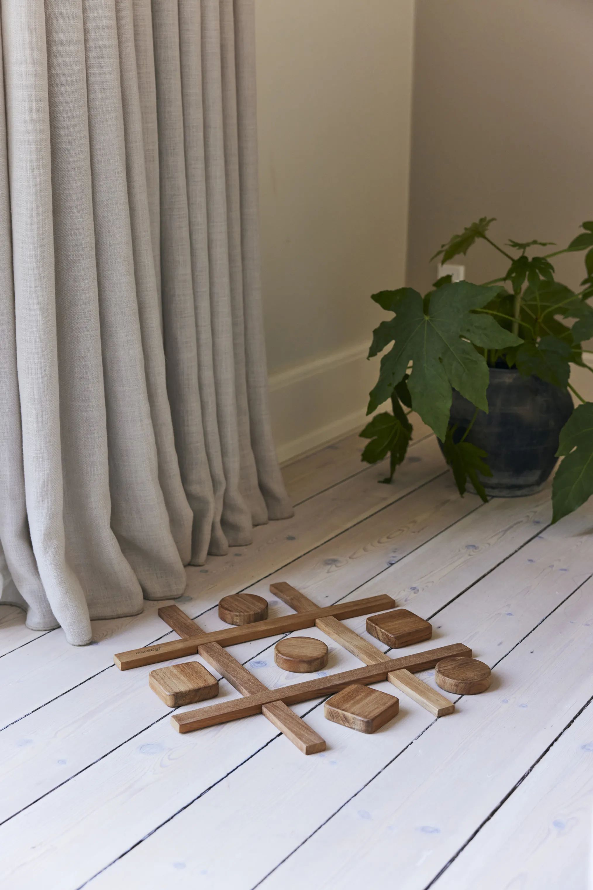 Mandalay Havespil Sussex Kryds & Bolle i Teak, 2